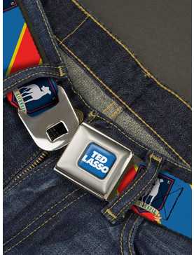 Ted Lasso AFC Richmond Logo Stripe Seatbelt Belt, , hi-res