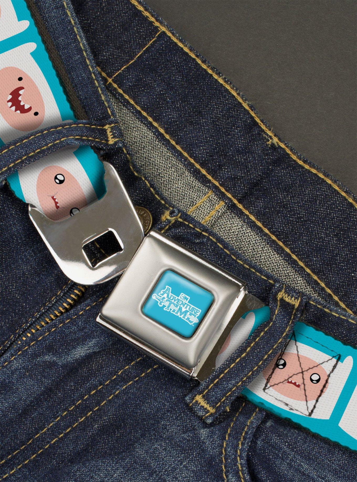 Adventure Time Finn Expressions Seatbelt Belt, BLUE, alternate