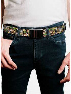 Looney Tunes Character Stacked Collage Flip Web Belt, , hi-res