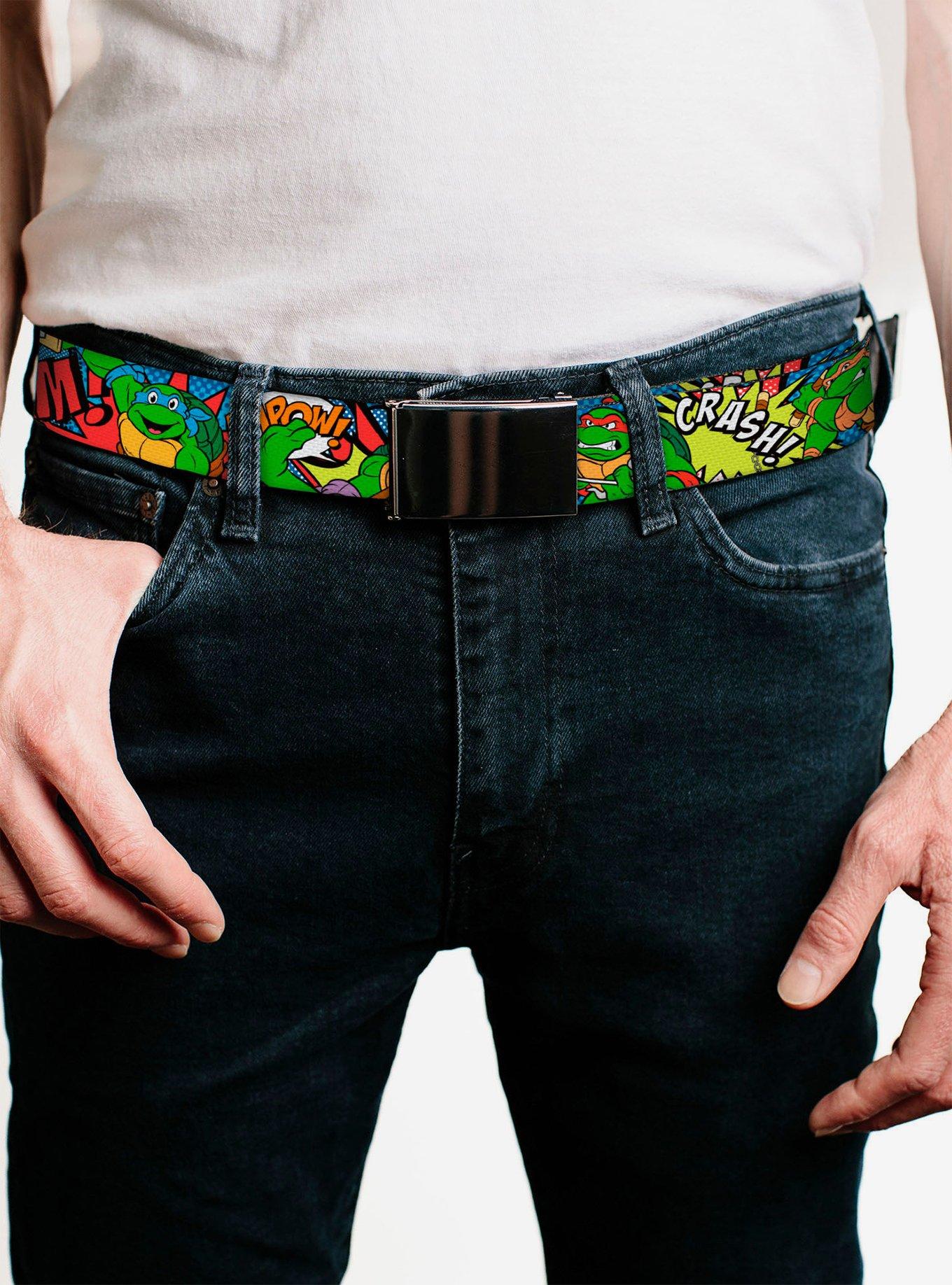 Teenage Mutant Ninja Turtles Action Poses Action Bubbles Dots Flip Web Belt, , hi-res