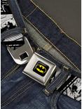 DC Comics Batman Hush Pose Sketches Seatbelt Belt, BLACK, alternate