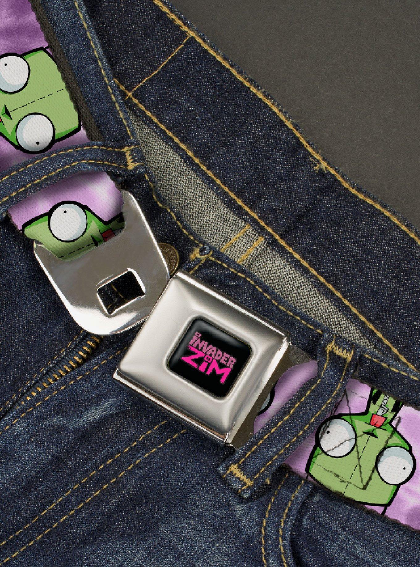 Invader Zim Gir Flip Poses Tie Dye Seatbelt Belt, , hi-res