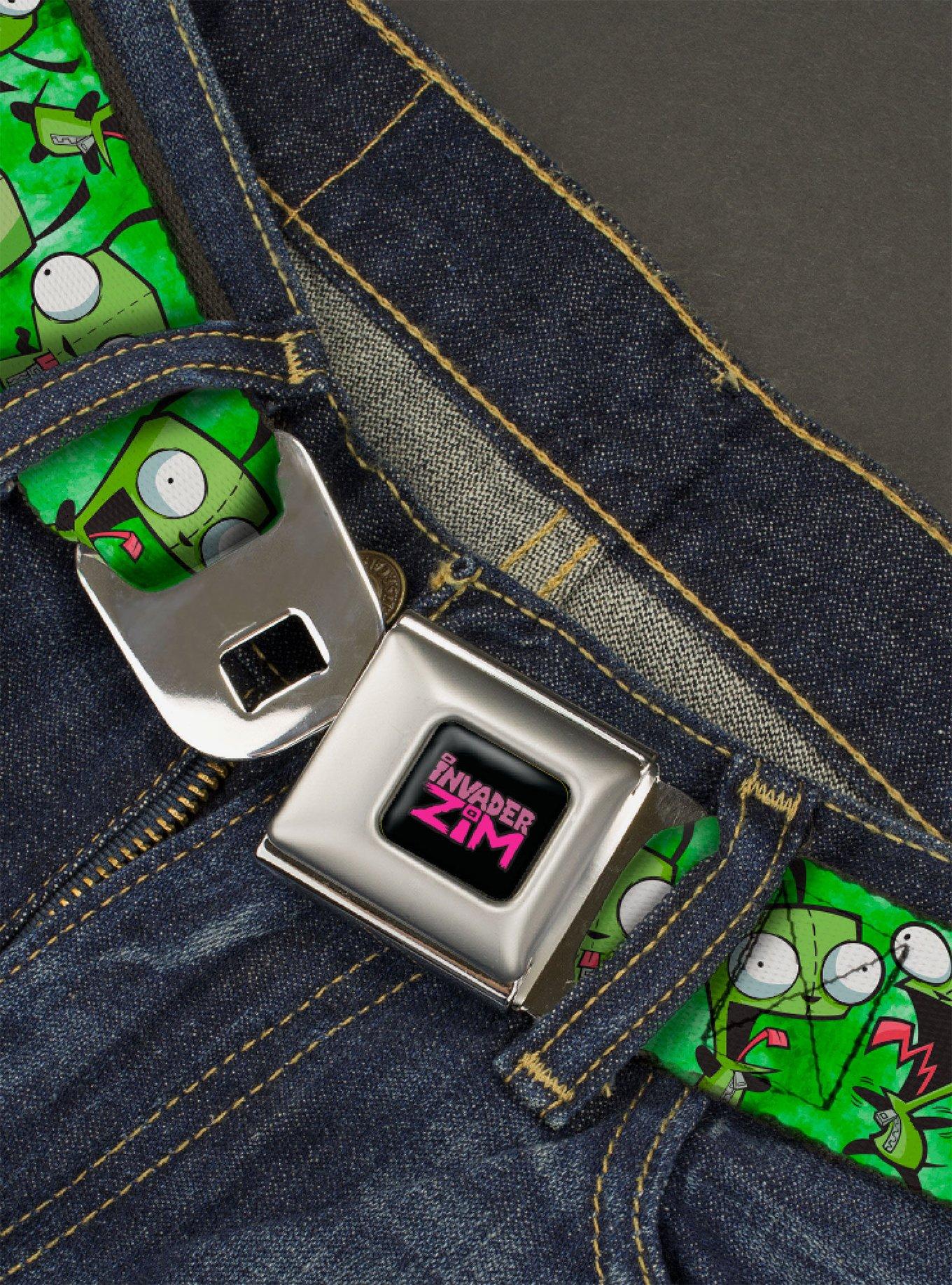 Invader Zim Gir Poses Tie Dyes Seatbelt Belt, , hi-res