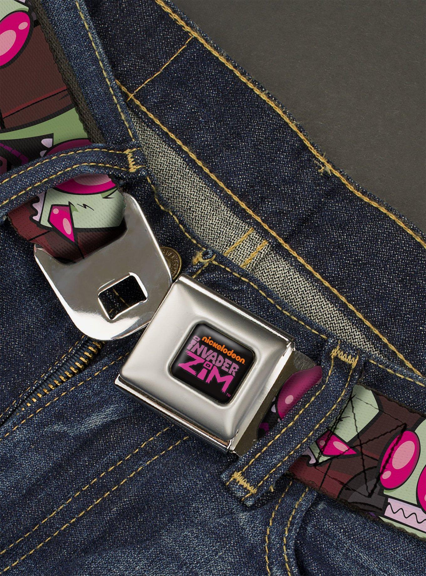 Invader Zim Close Up Posess Seatbelt Belt, , hi-res