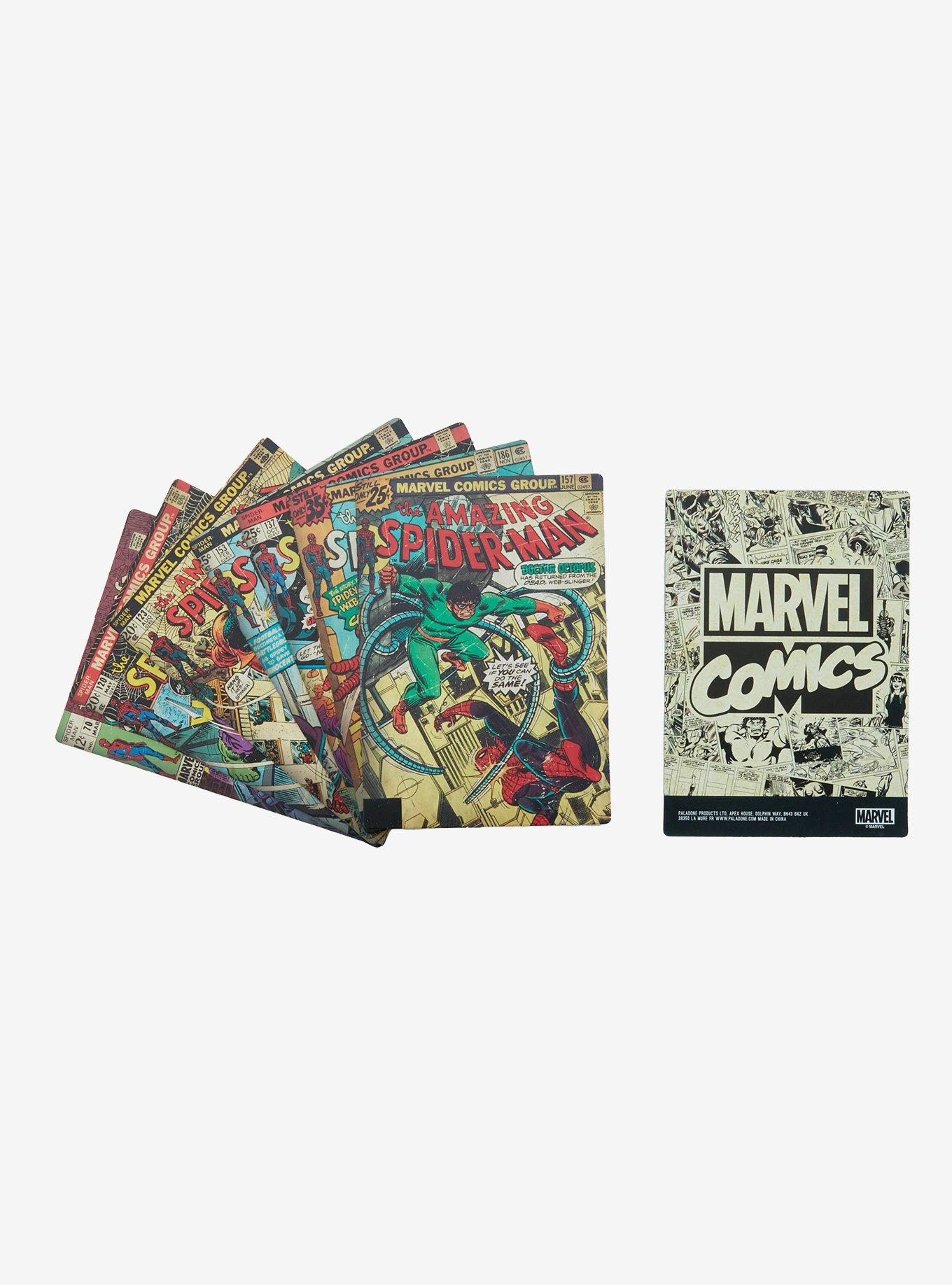 Marvel Spider-Man Comic Book Coaster Set, , alternate