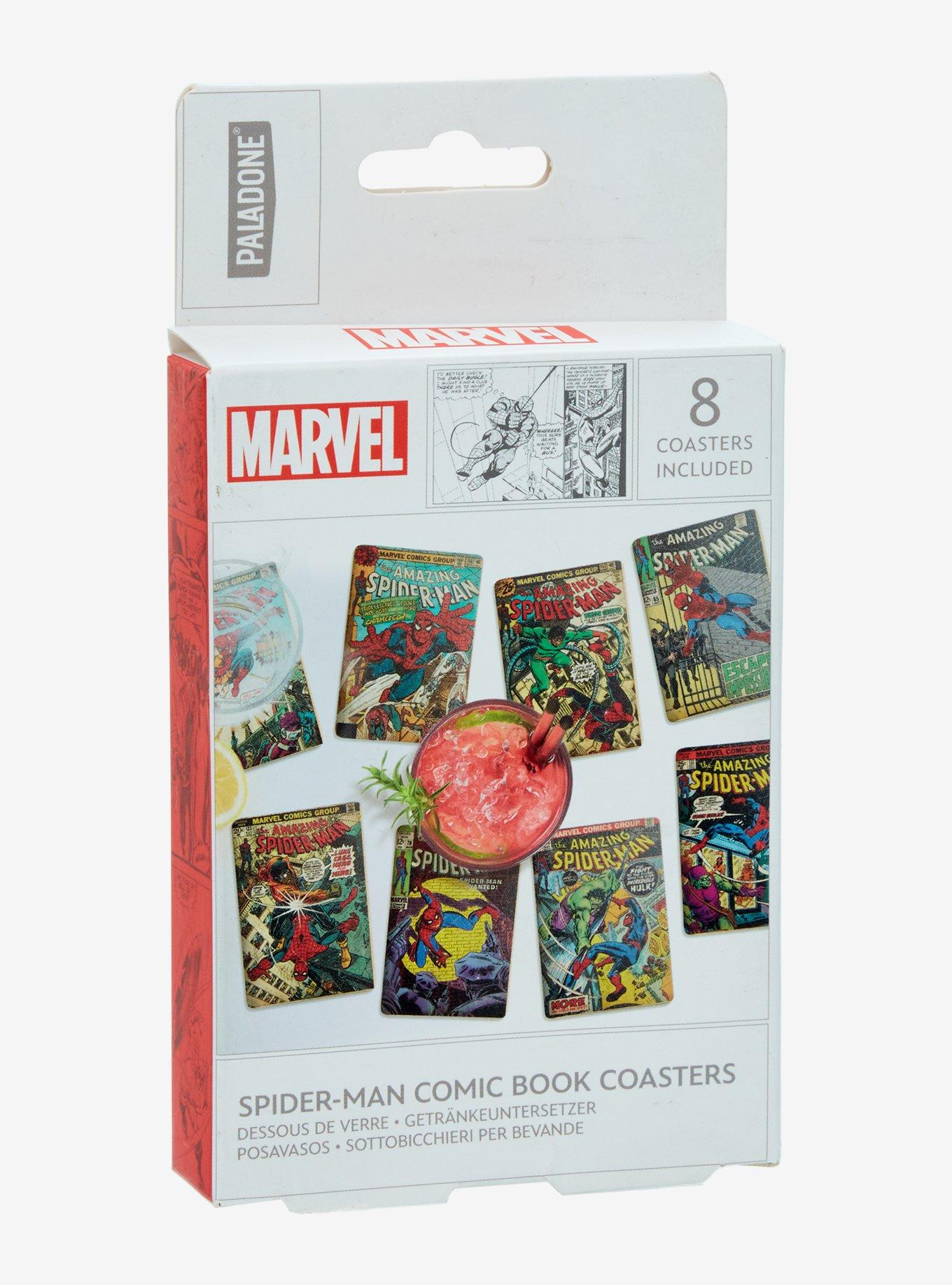 Marvel Spider-Man Comic Book Coaster Set, , alternate
