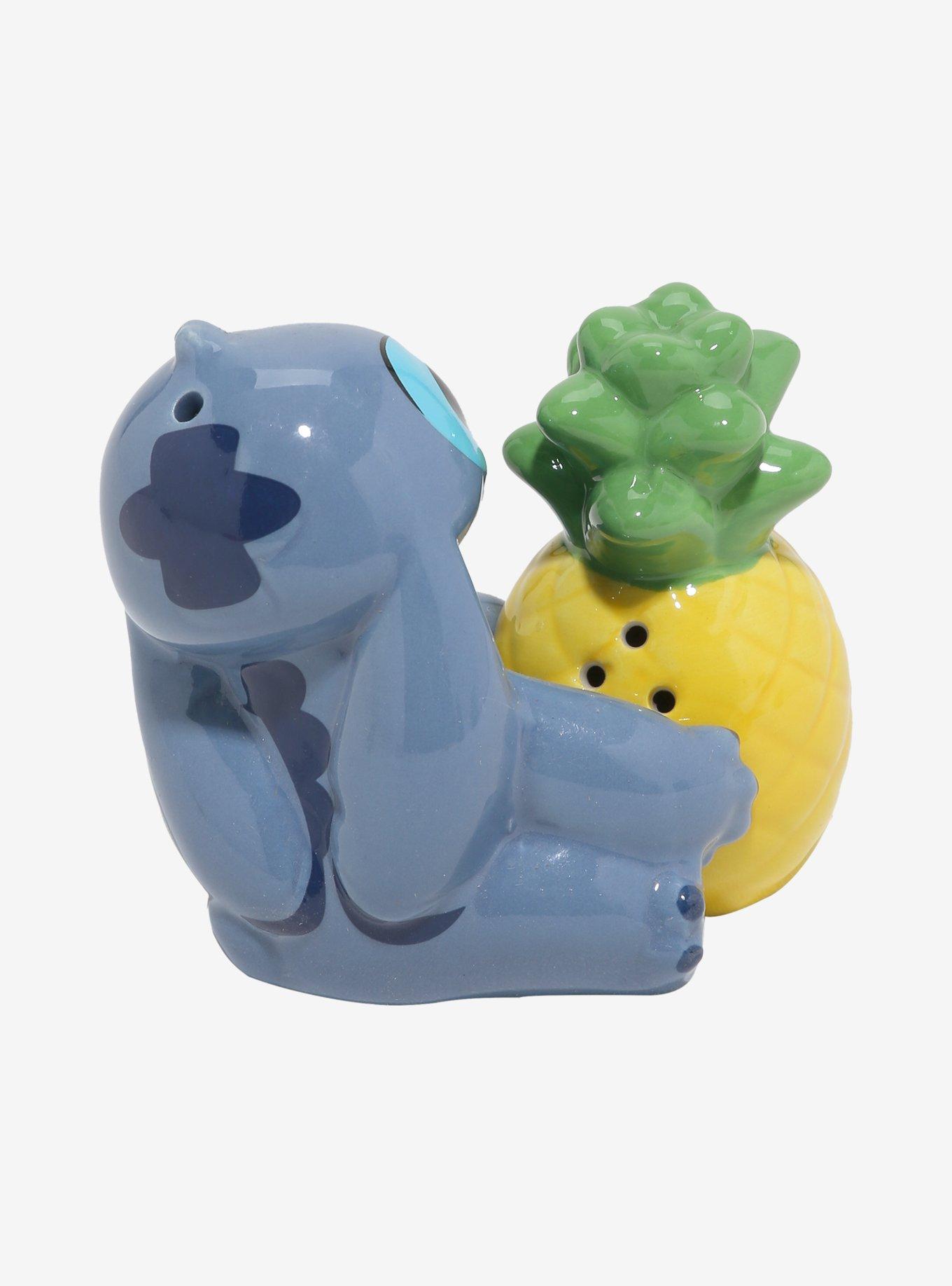 Disney Stitch & Pineapple Figural Salt & Pepper Shaker Set