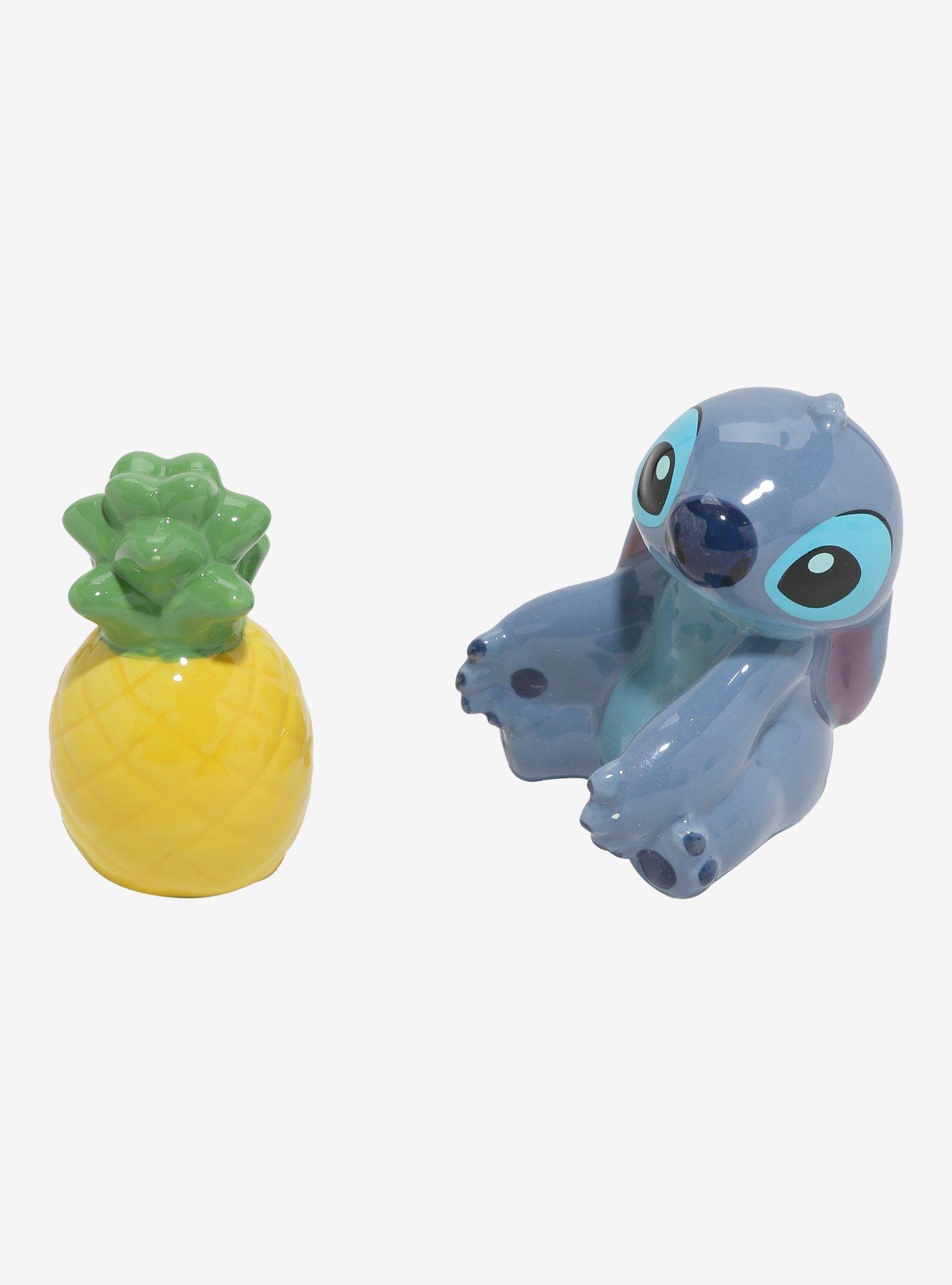 Disney Stitch & Pineapple Figural Salt & Pepper Shaker Set