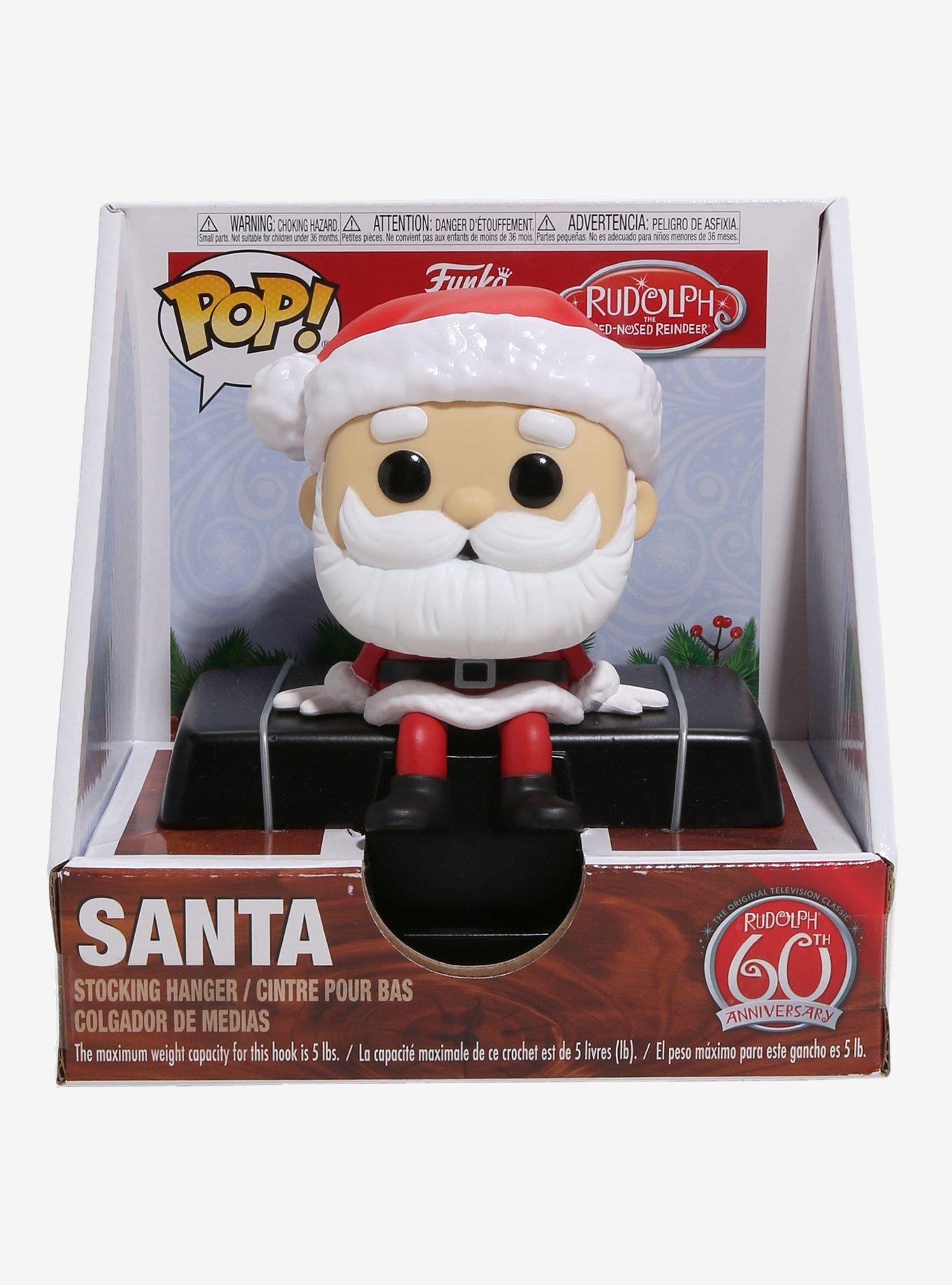 Funko Rudolph The Red-Nosed Reindeer Pop! Santa Bobble-Head Stocking Hanger, , alternate