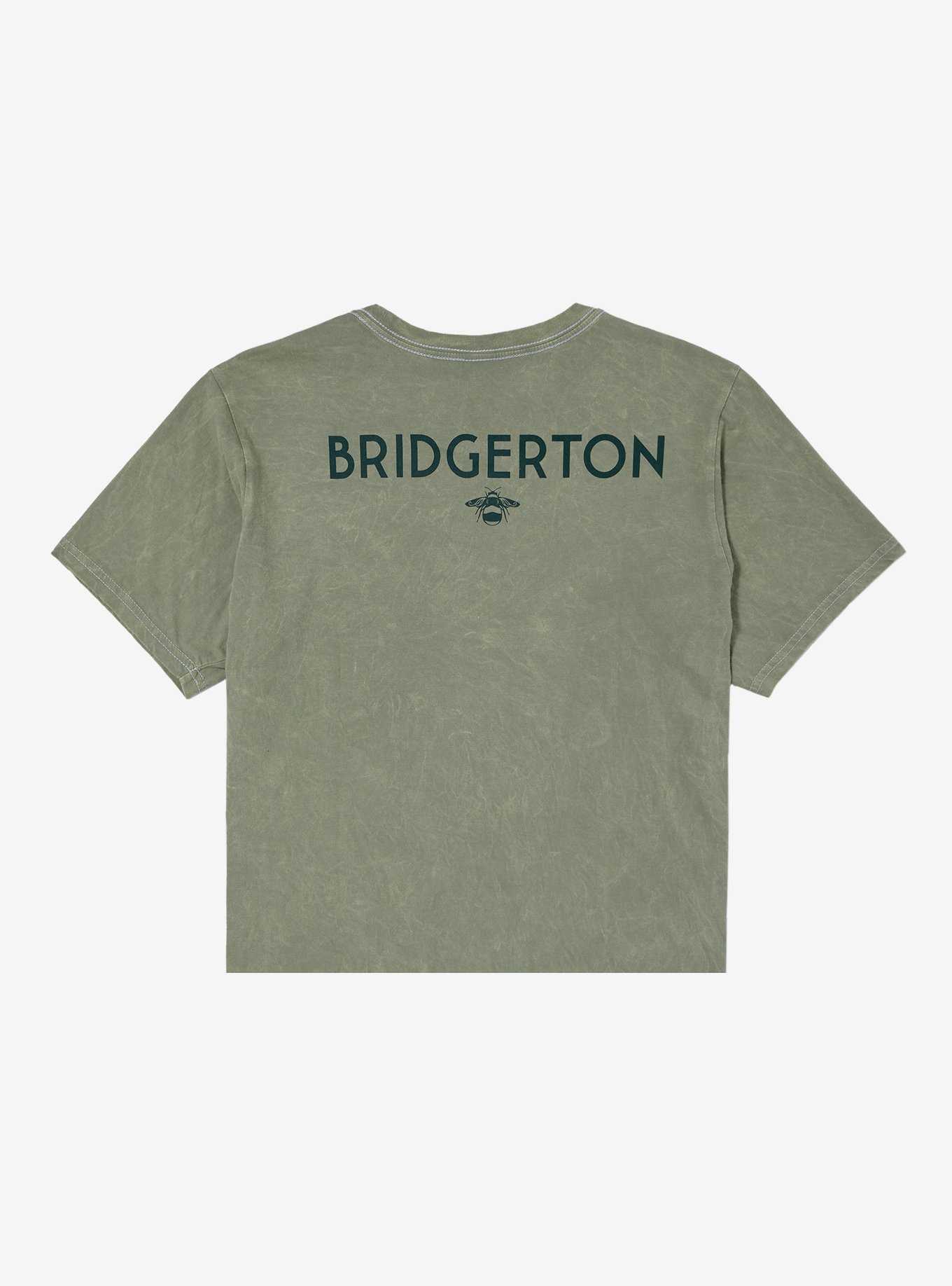 Bridgerton Lady Whistledown's Society Papers Girl Crop T-Shirt, , hi-res