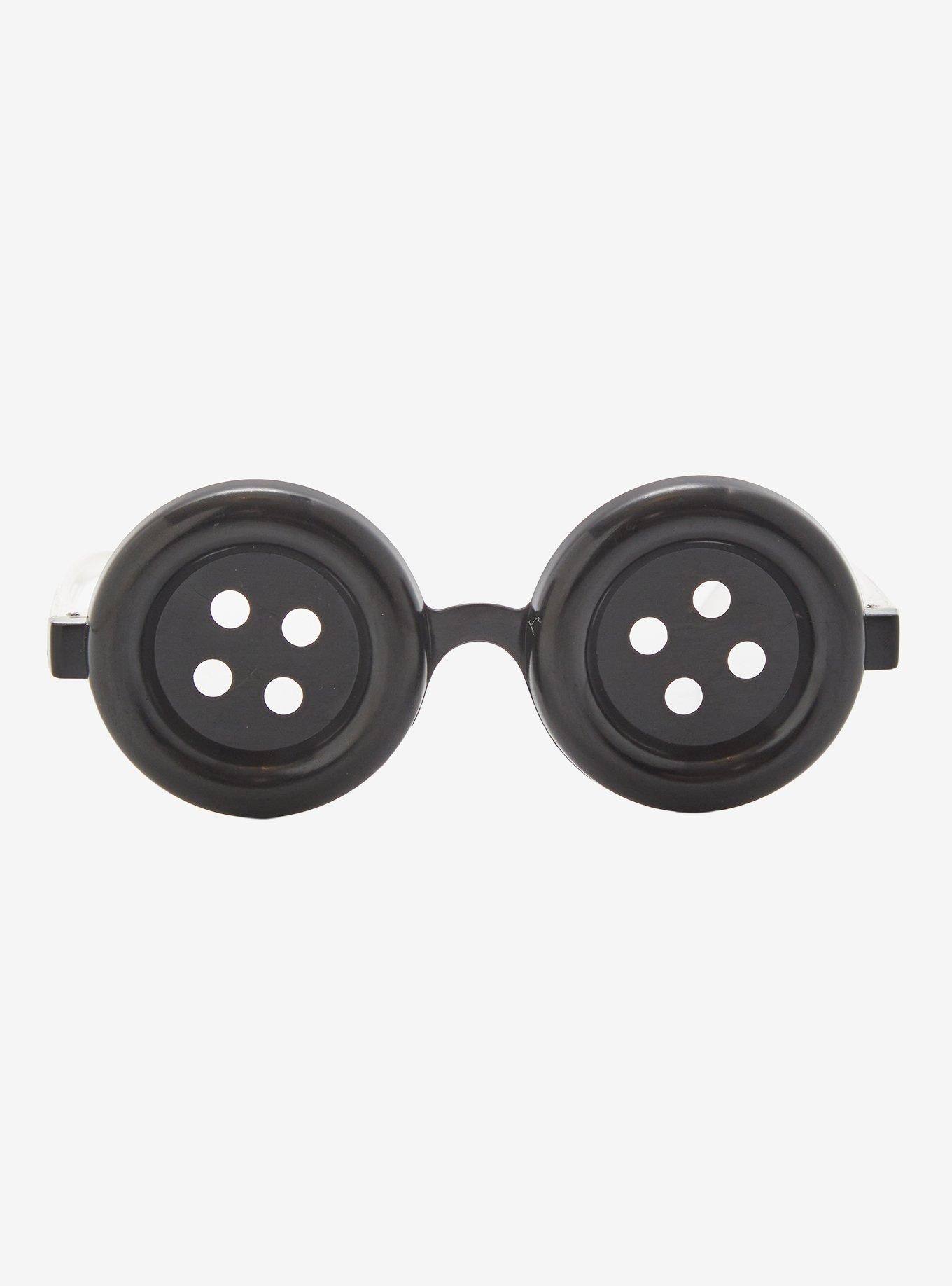 Coraline Button Costume Glasses, , alternate
