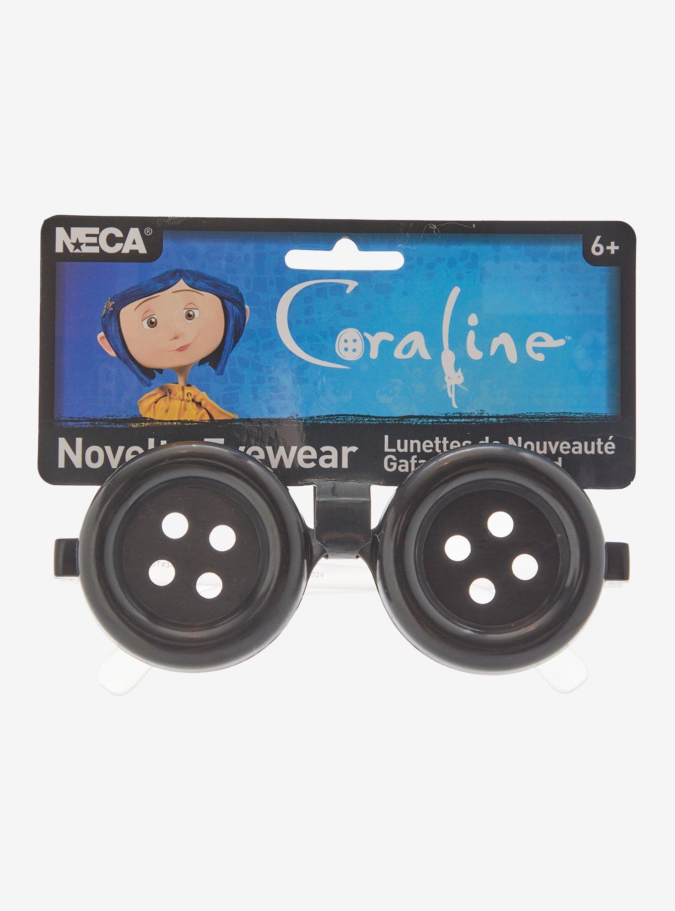 Coraline Button Costume Glasses, , alternate