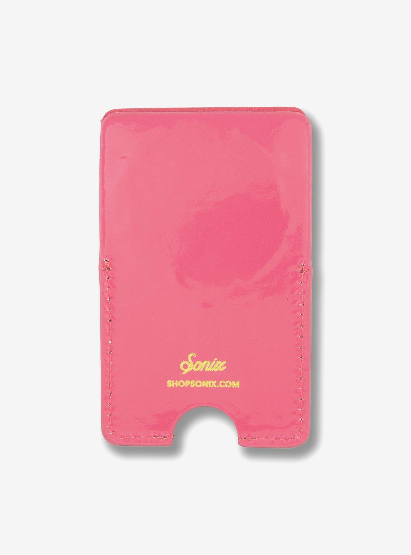 Sonix Camelia Pink Patent Leather Magnetic Phone Wallet, , alternate