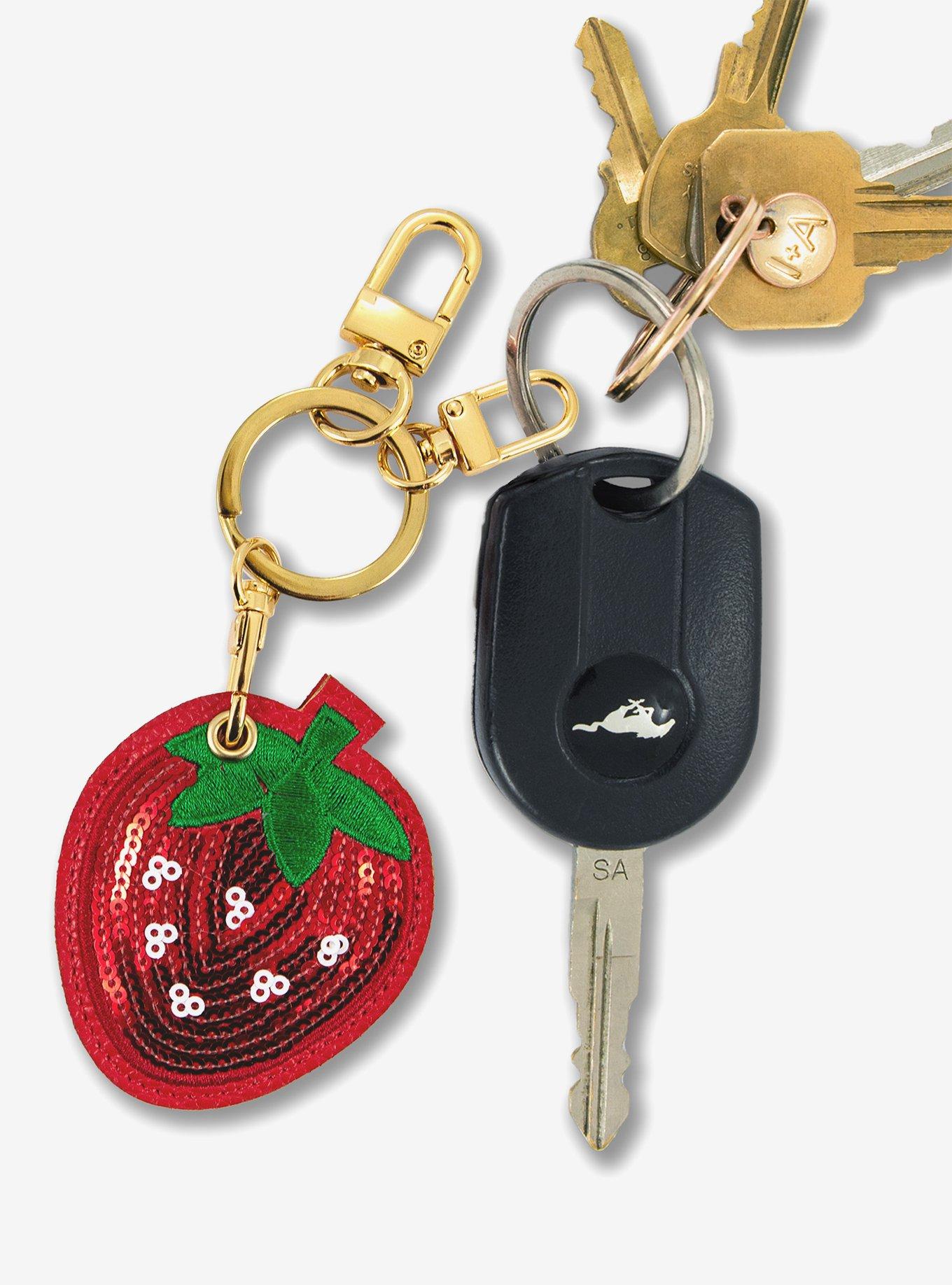 Sonix Strawberry AirTag Case Keychain, , alternate