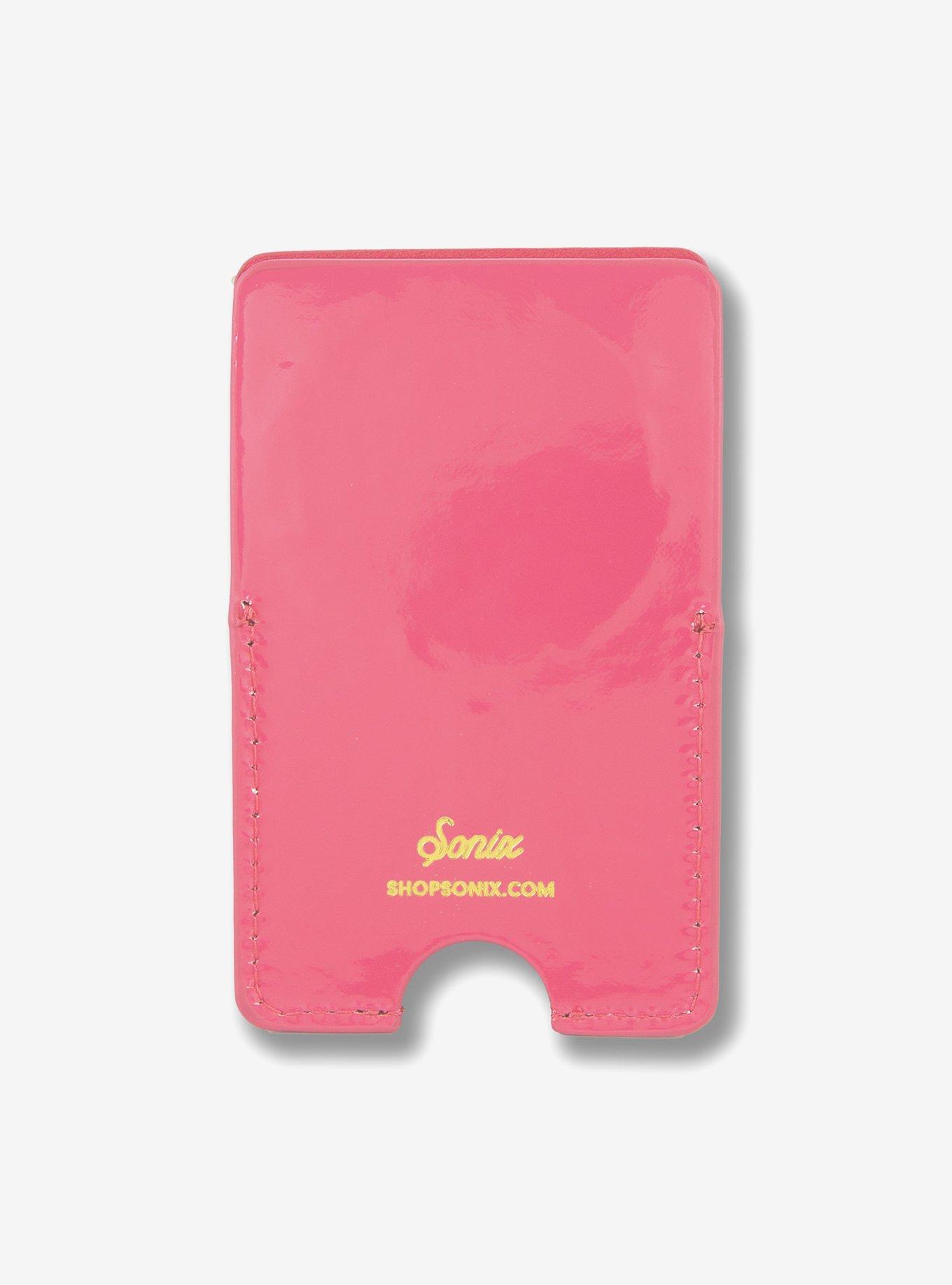 Sonix Camelia Pink Patent Leather Magnetic Phone Wallet, , alternate