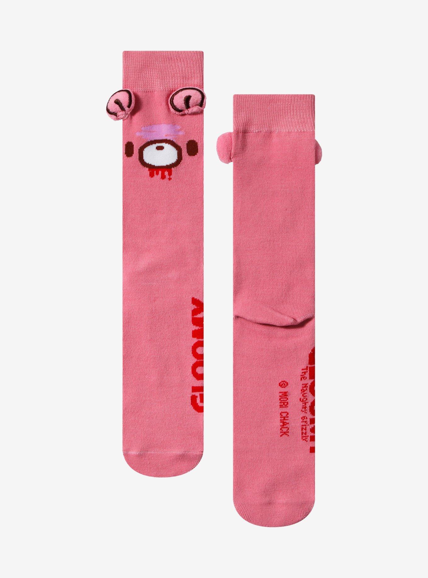 Gloomy Bear 3D Ear Crew Socks, , alternate