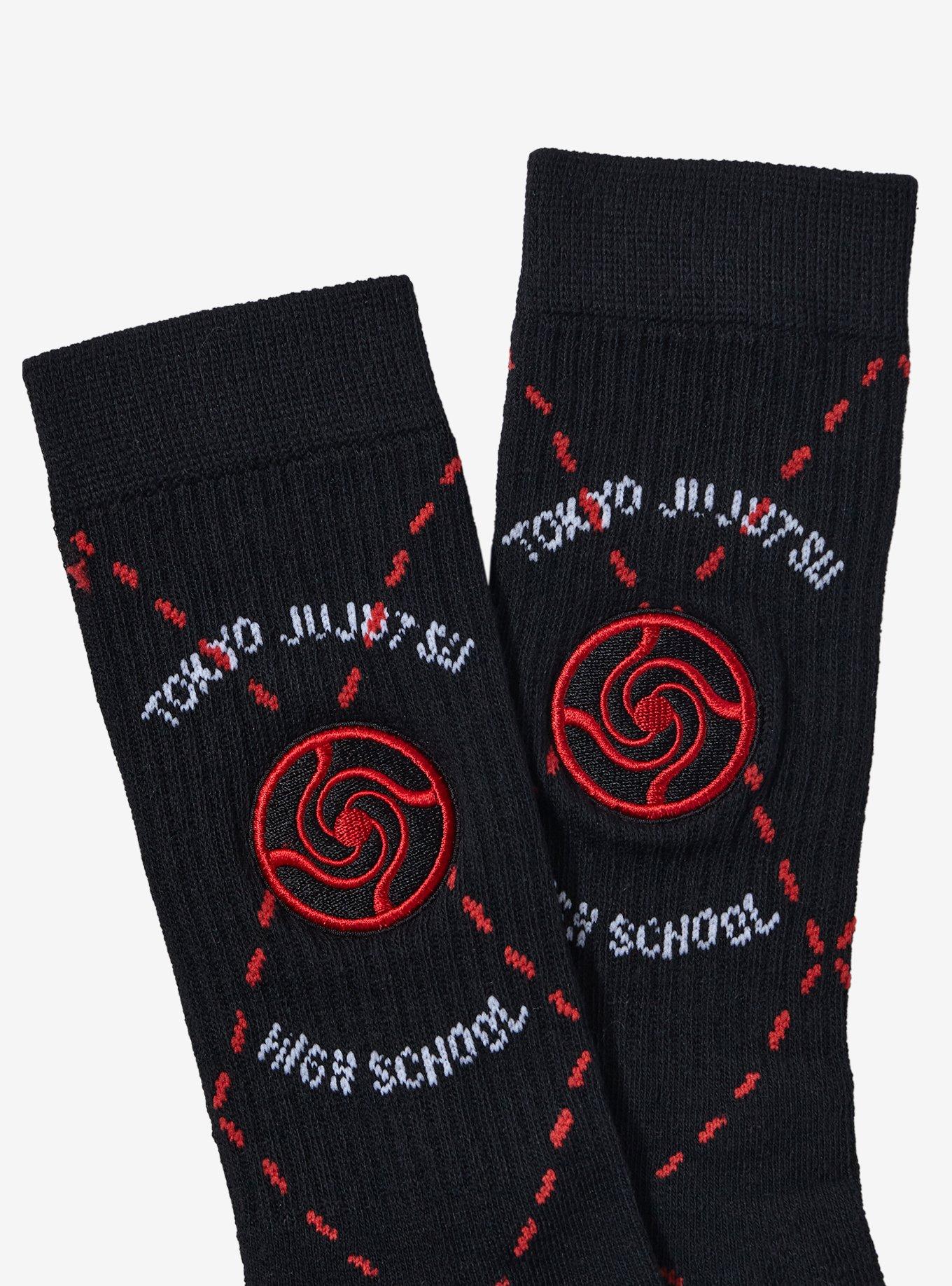 Jujutsu Kaisen Tokyo Argyle Crew Socks, , alternate