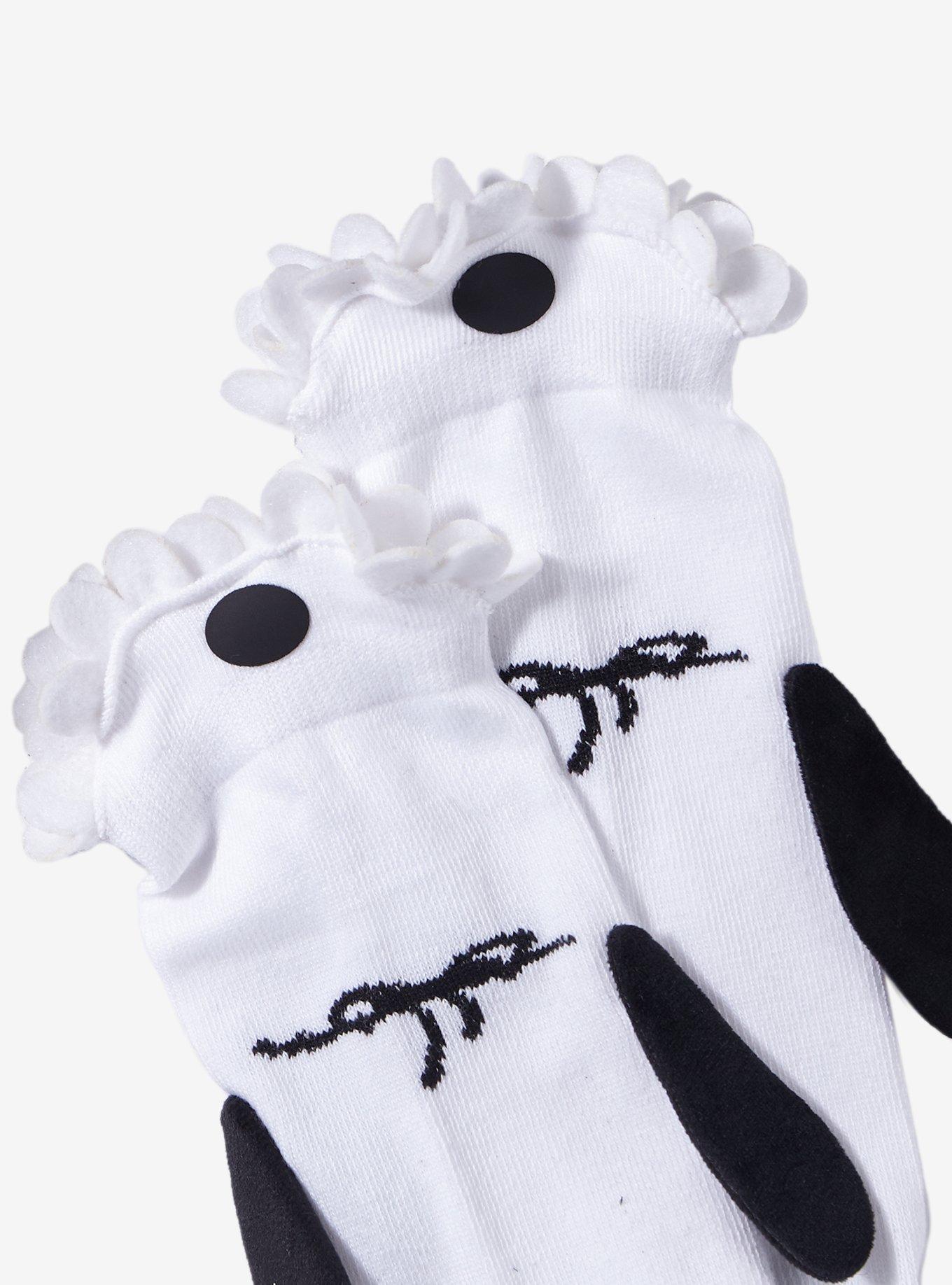 Peanuts Snoopy Biting Crew Socks, , alternate