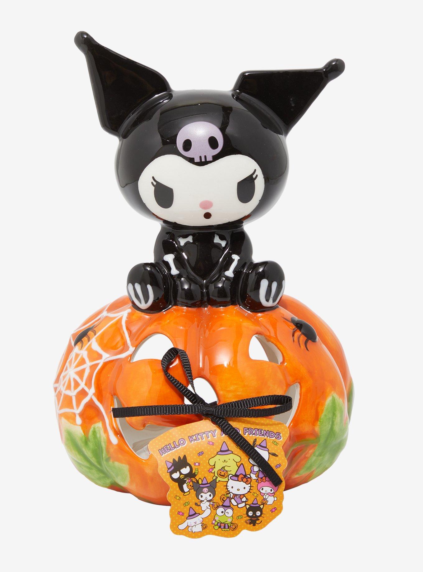 Sanrio Kuromi Jack-o-Lantern Tealight Holder, , alternate