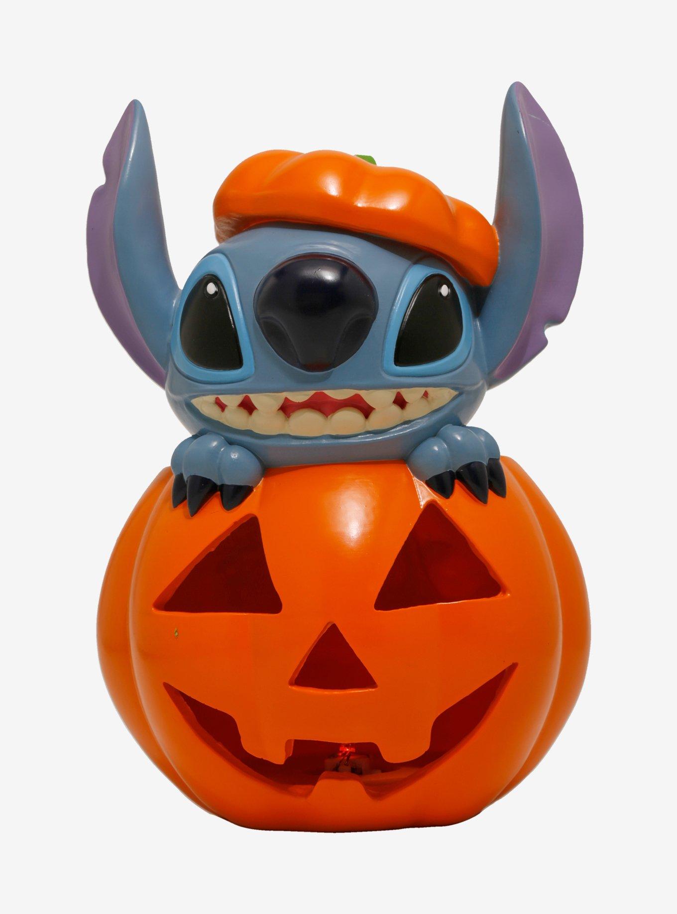 Disney Lilo & Stitch Pumpkin Stitch Light-Up Figure, , hi-res