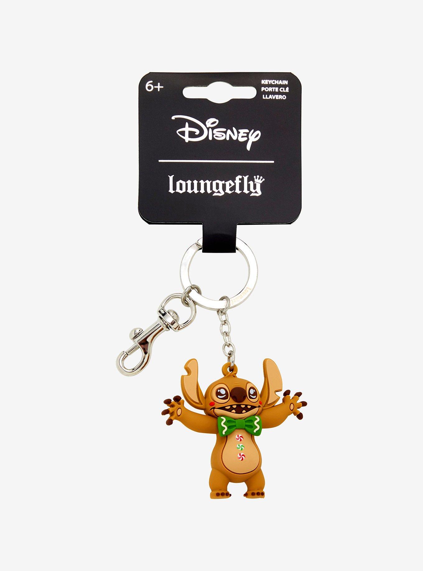 Loungefly Disney Lilo & Stitch Gingerbread Stitch Keychain, , alternate