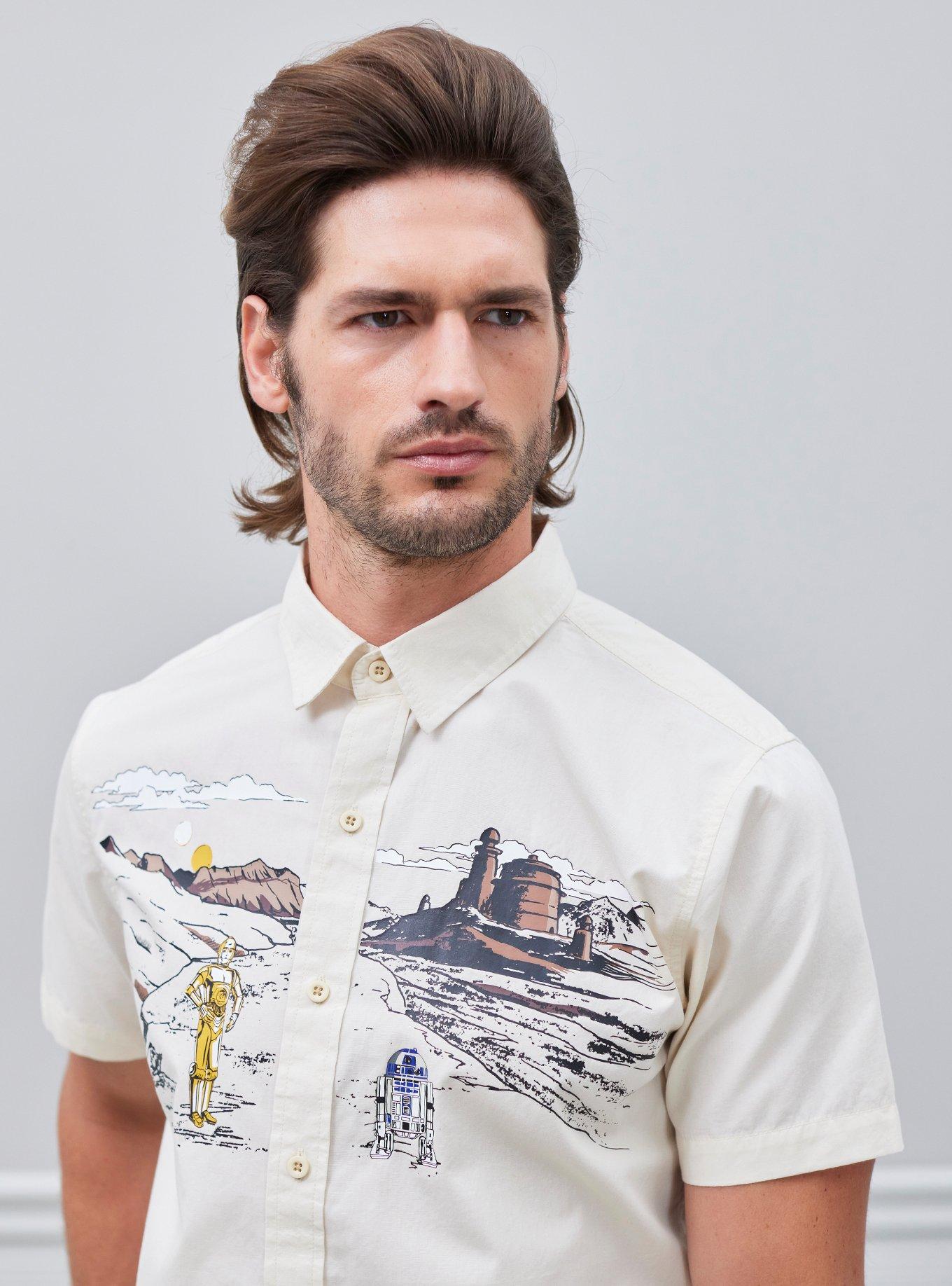 Our Universe Star Wars Droids Tatooine Woven Button-Up Our Universe Exclusive, MULTI, alternate