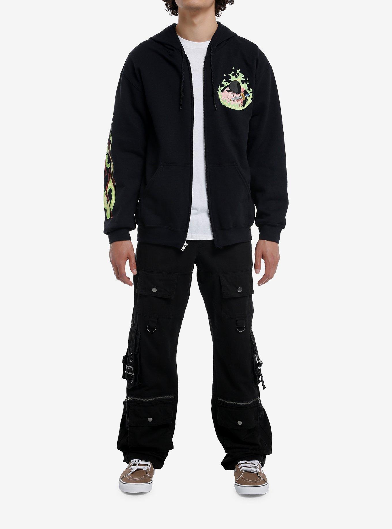 One Piece Zoro King Of Hell Hoodie, , hi-res