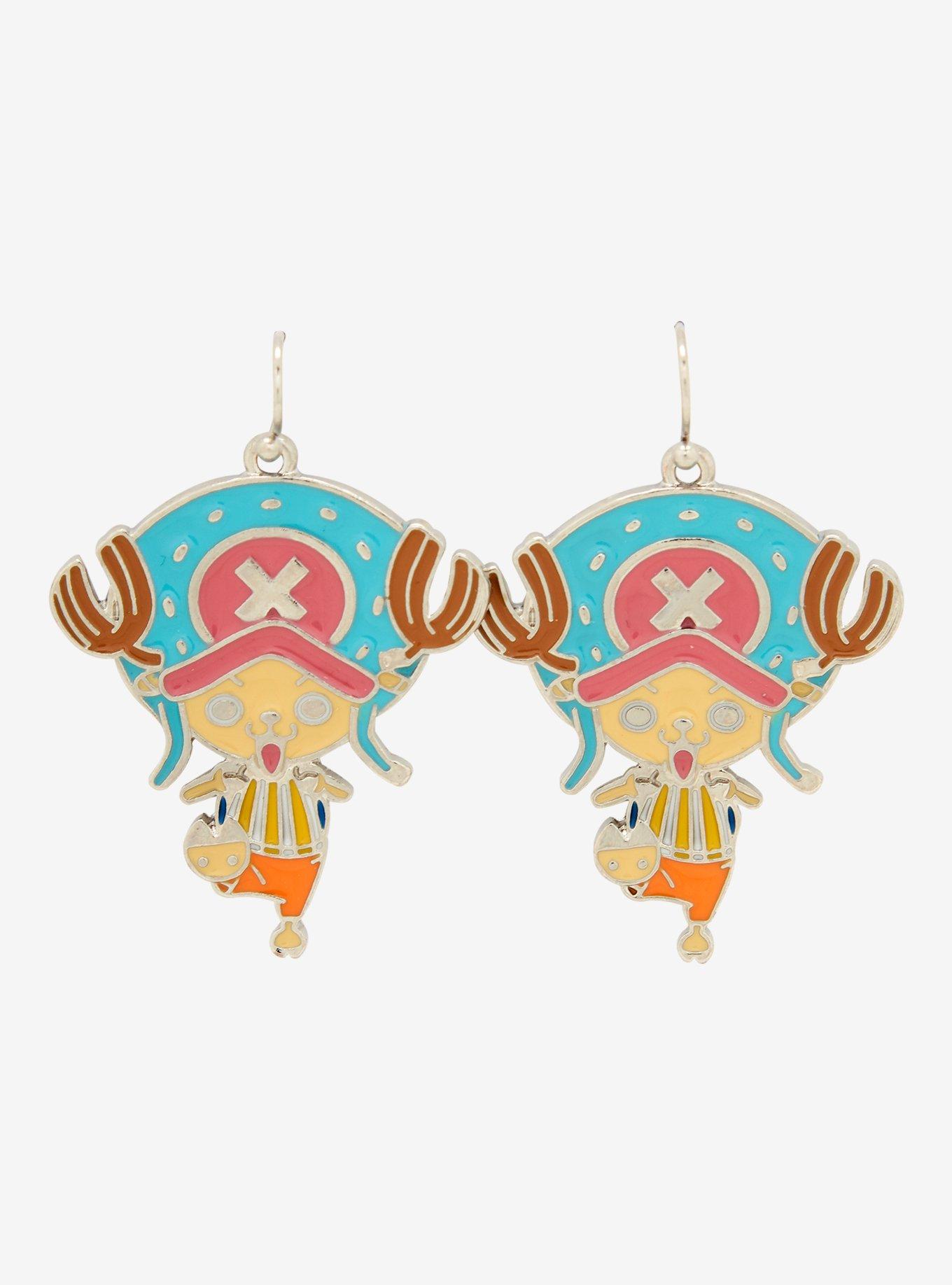 One Piece Chopper Figural Hook Earrings - BoxLunch Exclusive, , hi-res