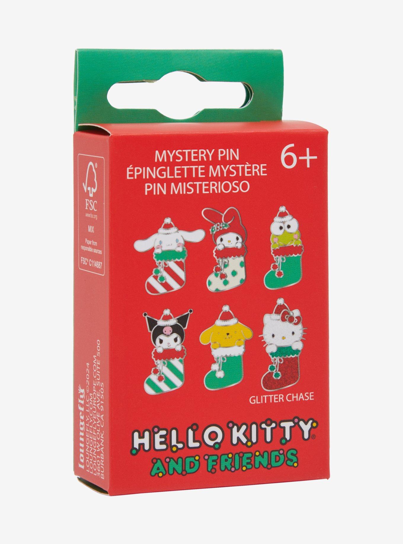 Loungefly Sanrio Hello Kitty and Friends Holiday Stocking Blind Box Enamel Pin, , alternate