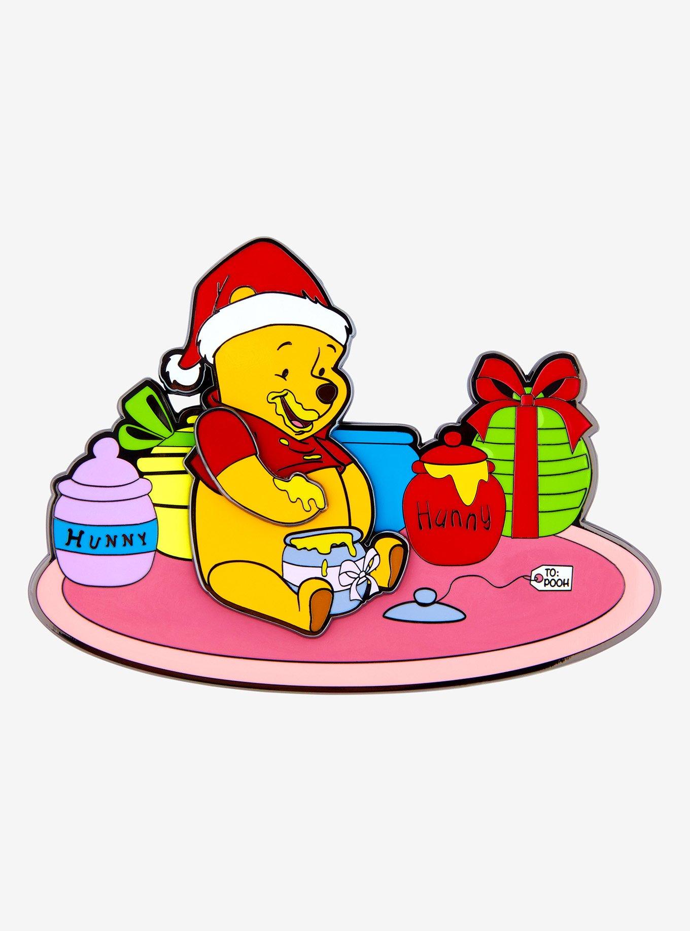 Loungefly Disney Winnie the Pooh Holiday Honey Limited Edition Enamel Pin — BoxLunch Exclusive, , hi-res