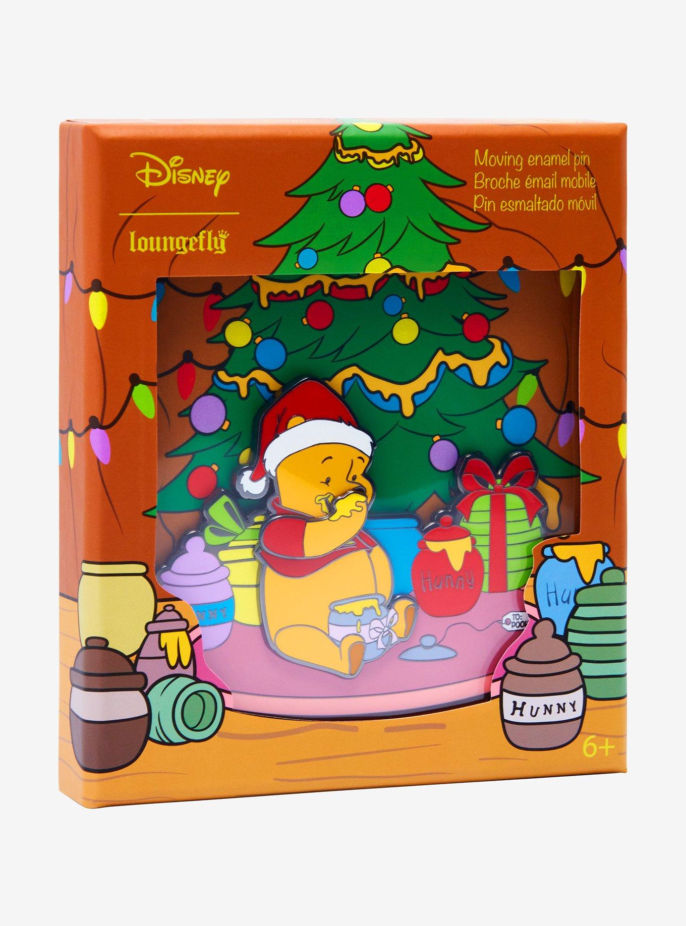 Loungefly Disney Winnie the Pooh Holiday Honey Limited Edition Enamel Pin — BoxLunch Exclusive, , alternate