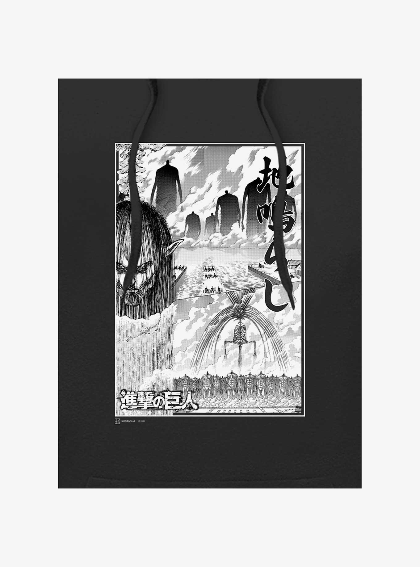 Attack on Titan The Rumbling Poster Hoodie, , hi-res