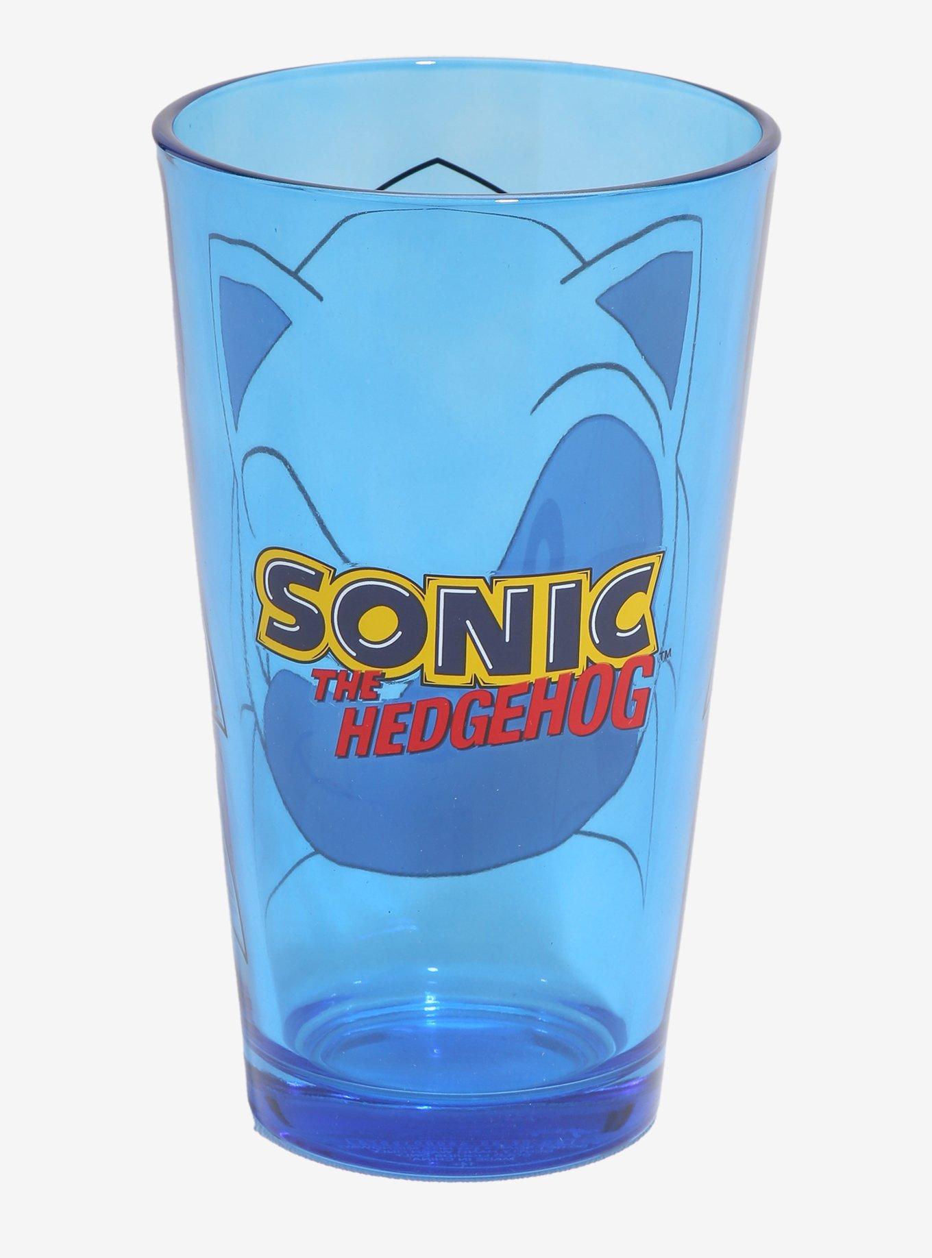 Sonic The Hedgehog Face Pint Glass, , hi-res