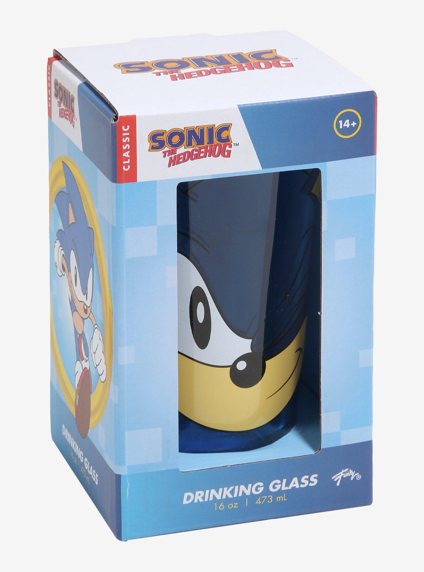 Sonic The Hedgehog Face Pint Glass, , alternate