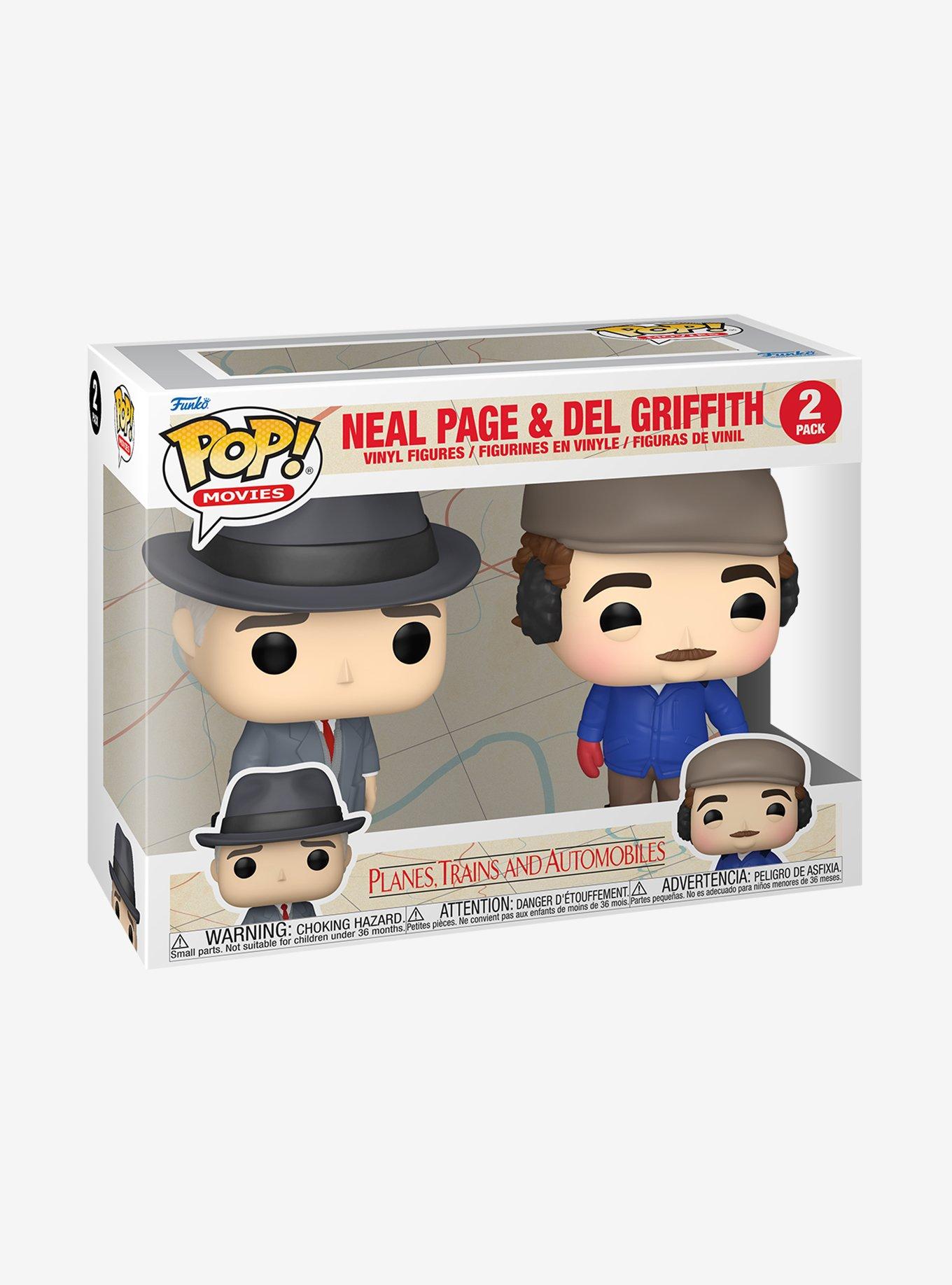 Funko Pop! Movies Planes, Trains, and Automobiles Neal Page & Del Griffith Vinyl Figure Set, , alternate