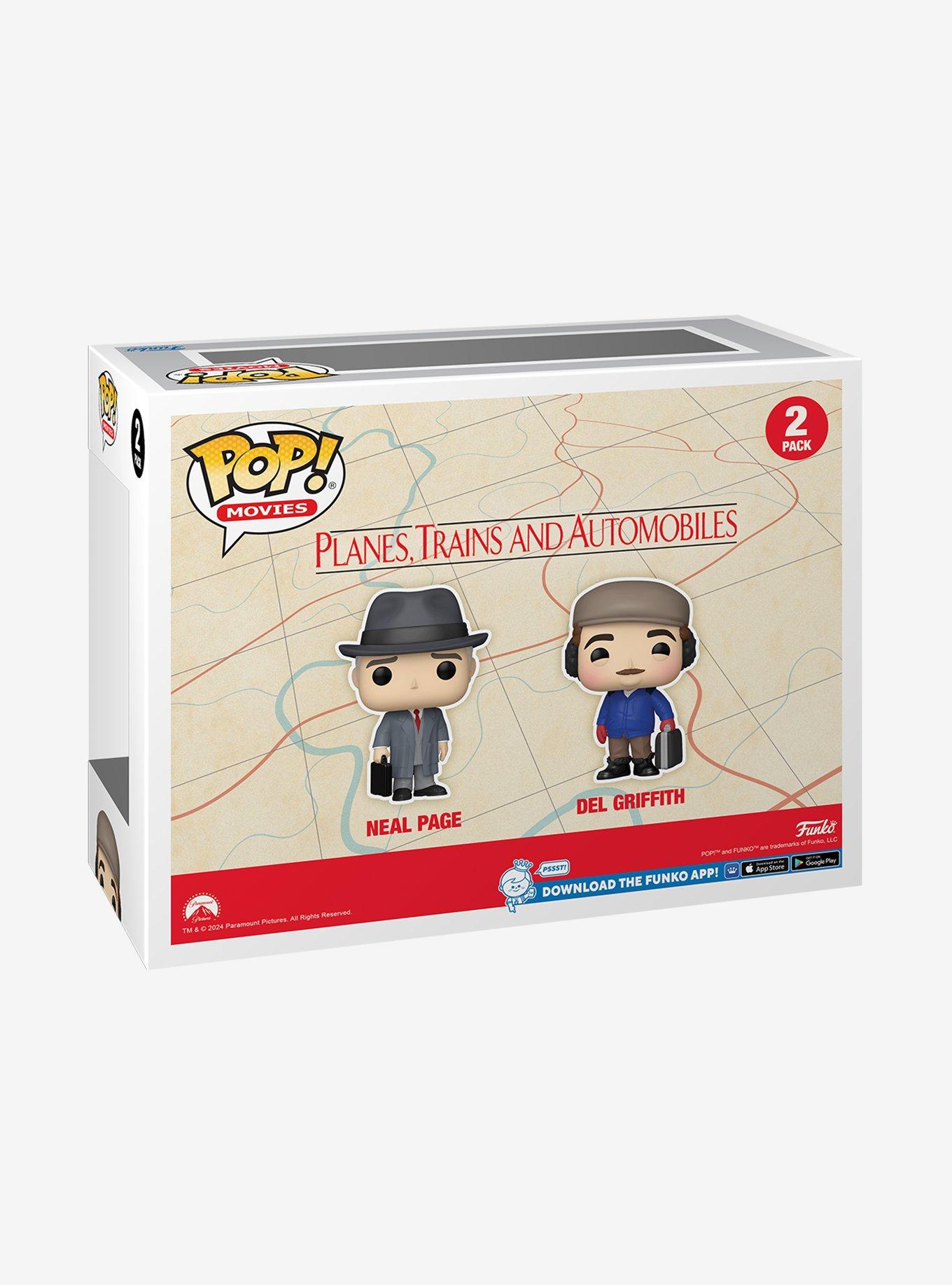 Funko Pop! Movies Planes, Trains, and Automobiles Neal Page & Del Griffith Vinyl Figure Set, , alternate