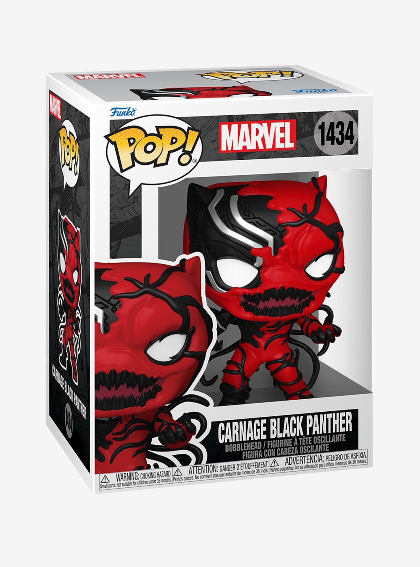 Funko Pop! Marvel Carnage Black Panther Vinyl Bobblehead