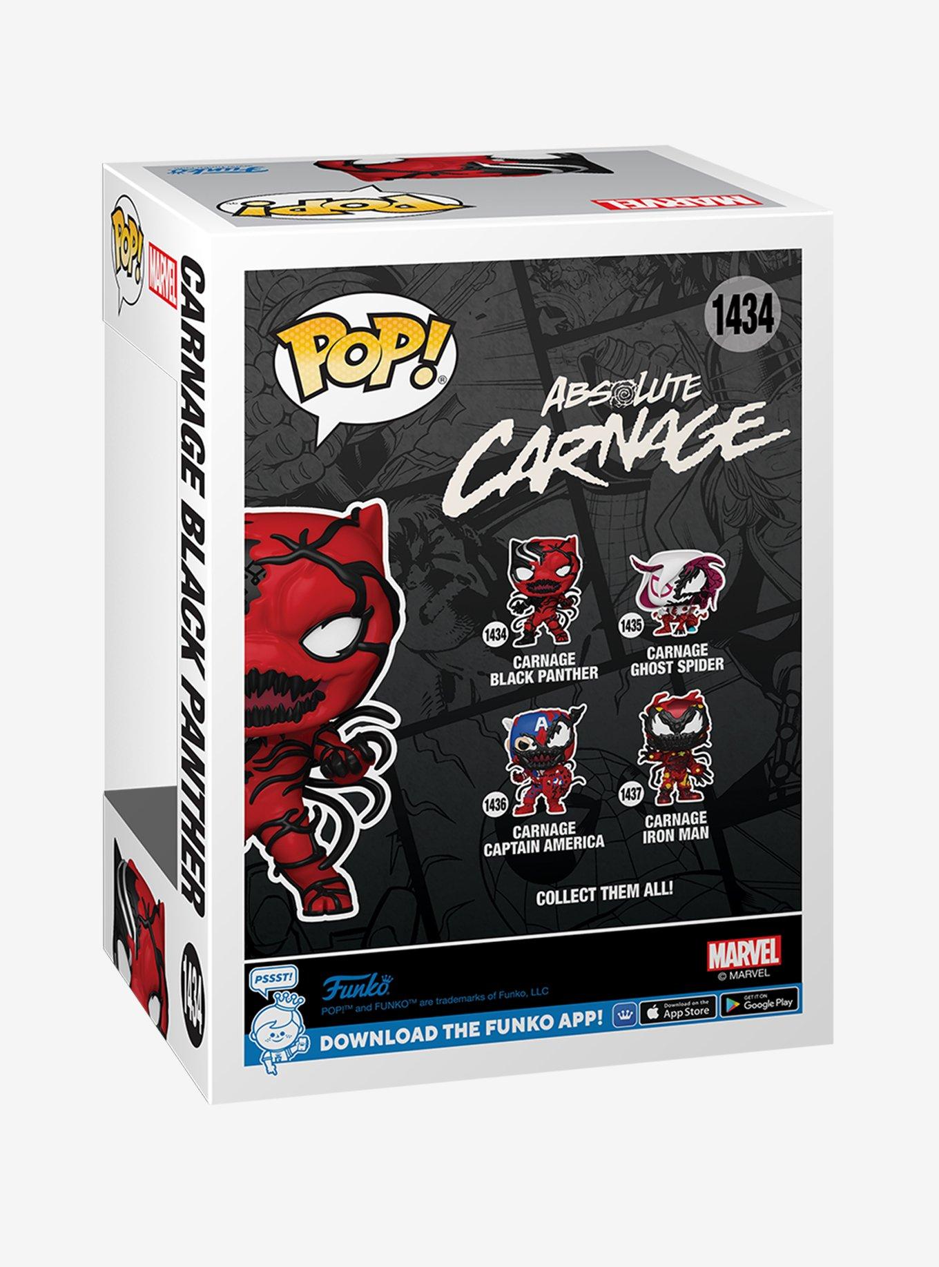 Funko Pop! Marvel Carnage Black Panther Vinyl Bobblehead, , alternate