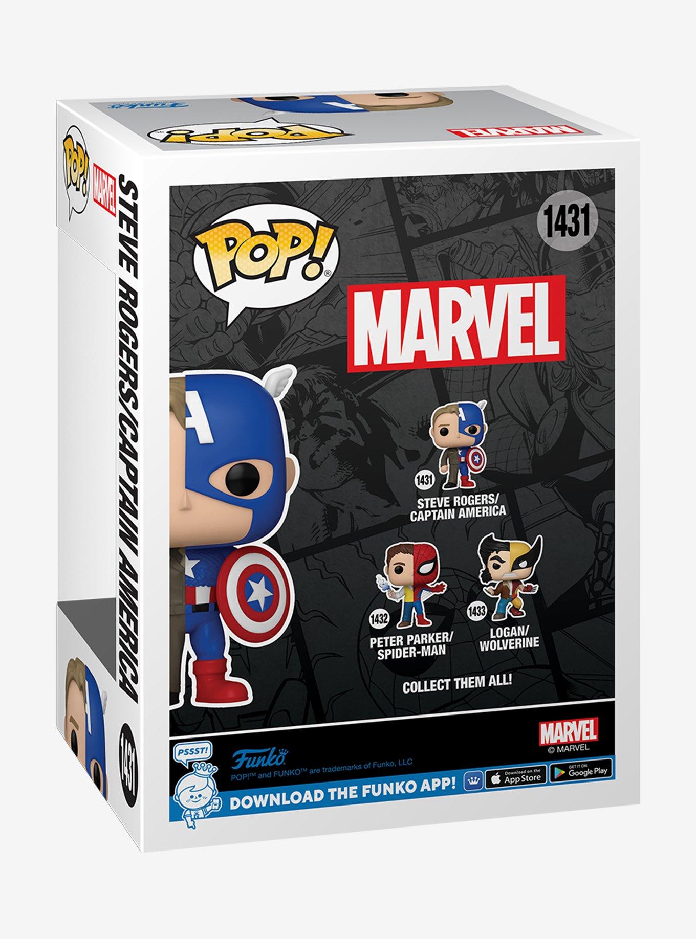 Funko Pop! Marvel Steve Rogers/Captain America Vinyl Figure, , hi-res