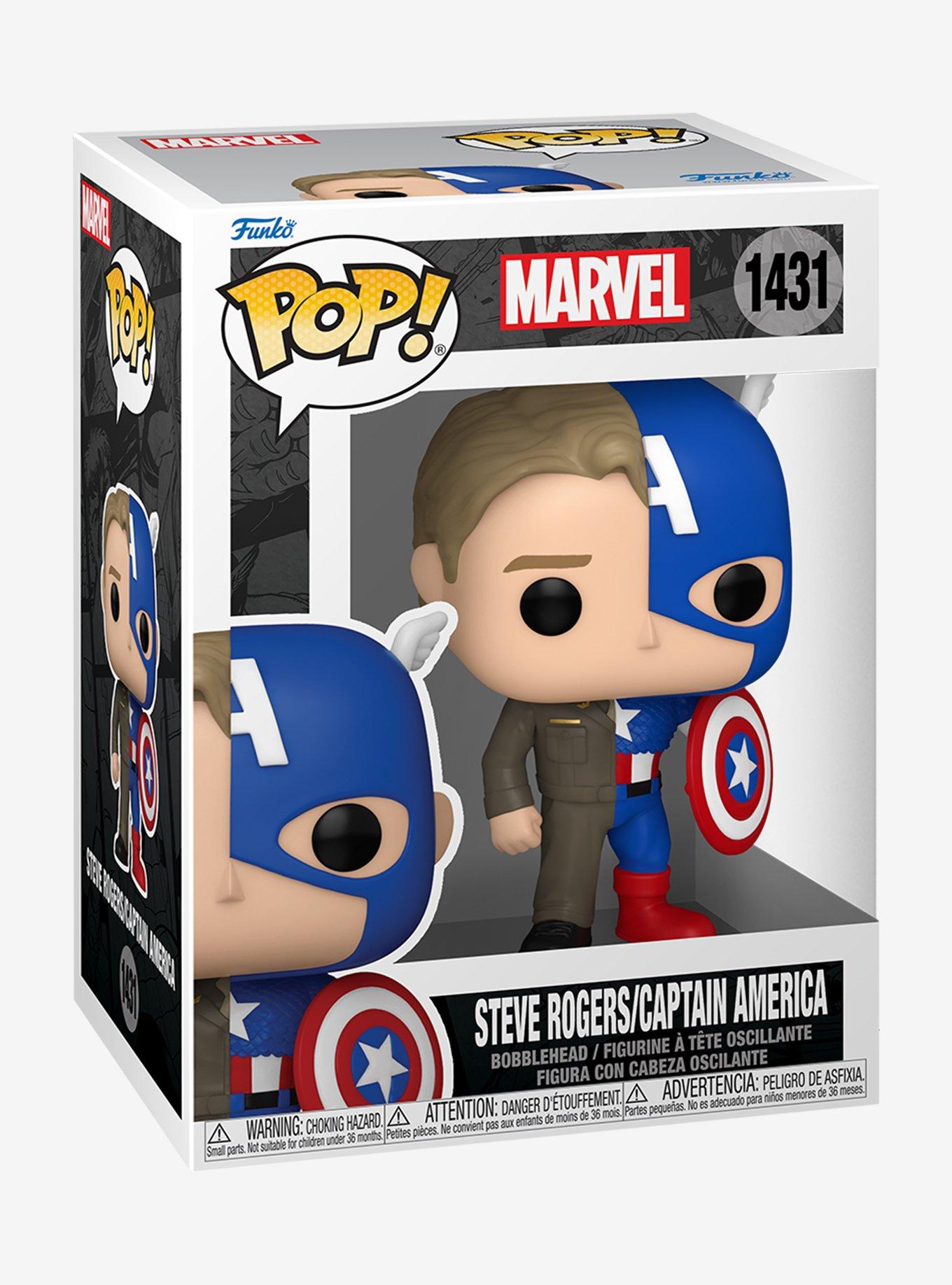 Funko Pop! Marvel Steve Rogers/Captain America Vinyl Figure, , alternate