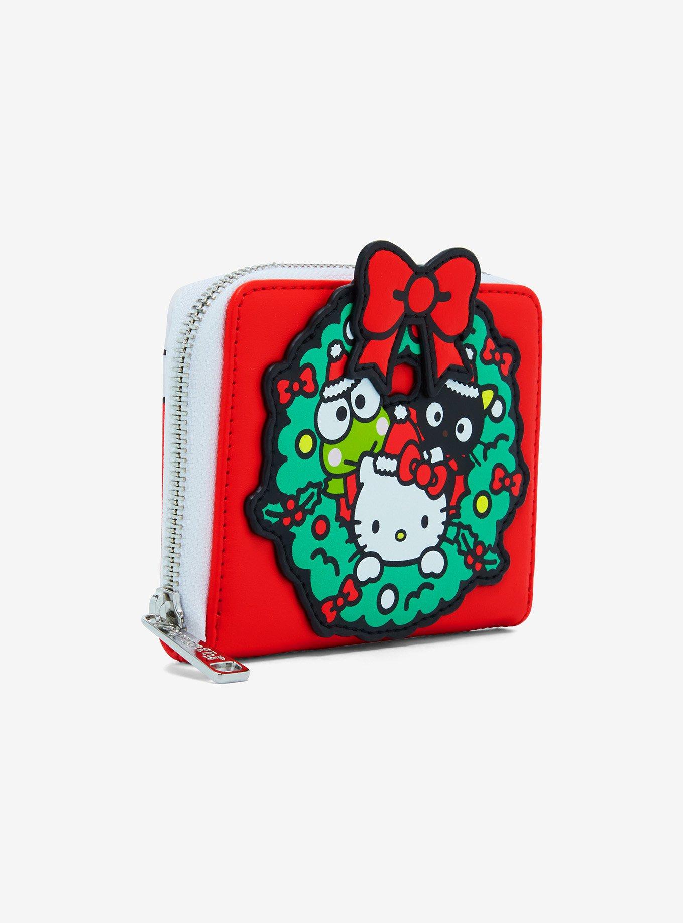 Loungefly Hello Kitty & Friends Wreath Small Zipper Wallet, , hi-res