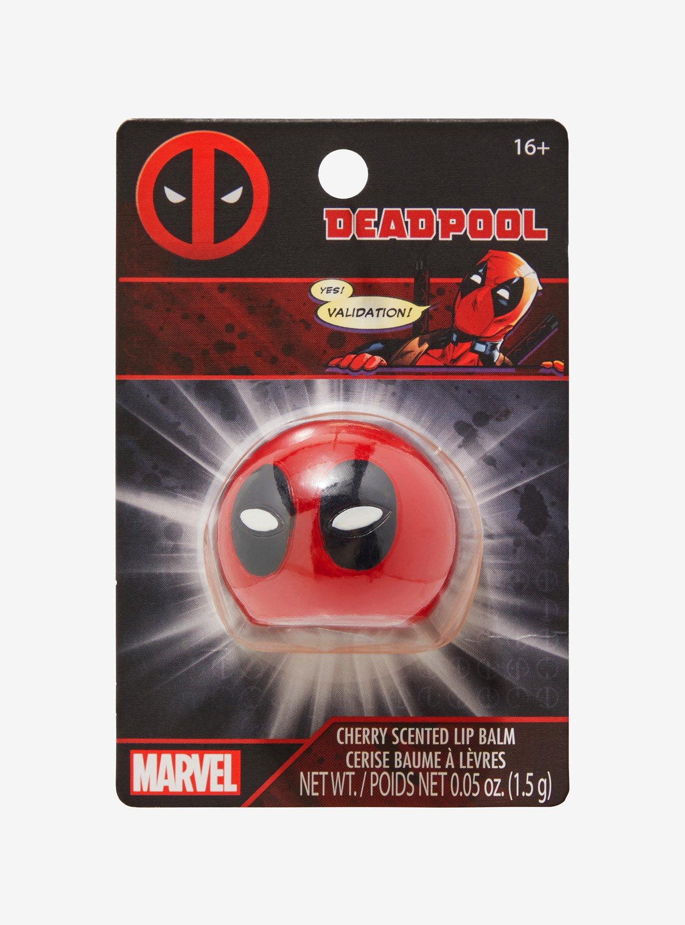 Marvel Deadpool Mask Cherry Scented Lip Balm, , alternate