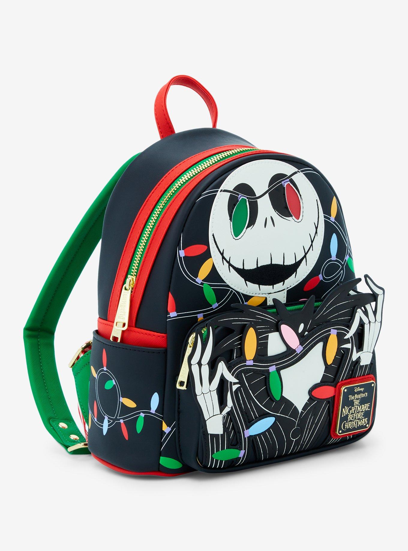 Loungefly The Nightmare Before Christmas Jack Glow-in-the-Dark Light-Up Mini Backpack, , alternate