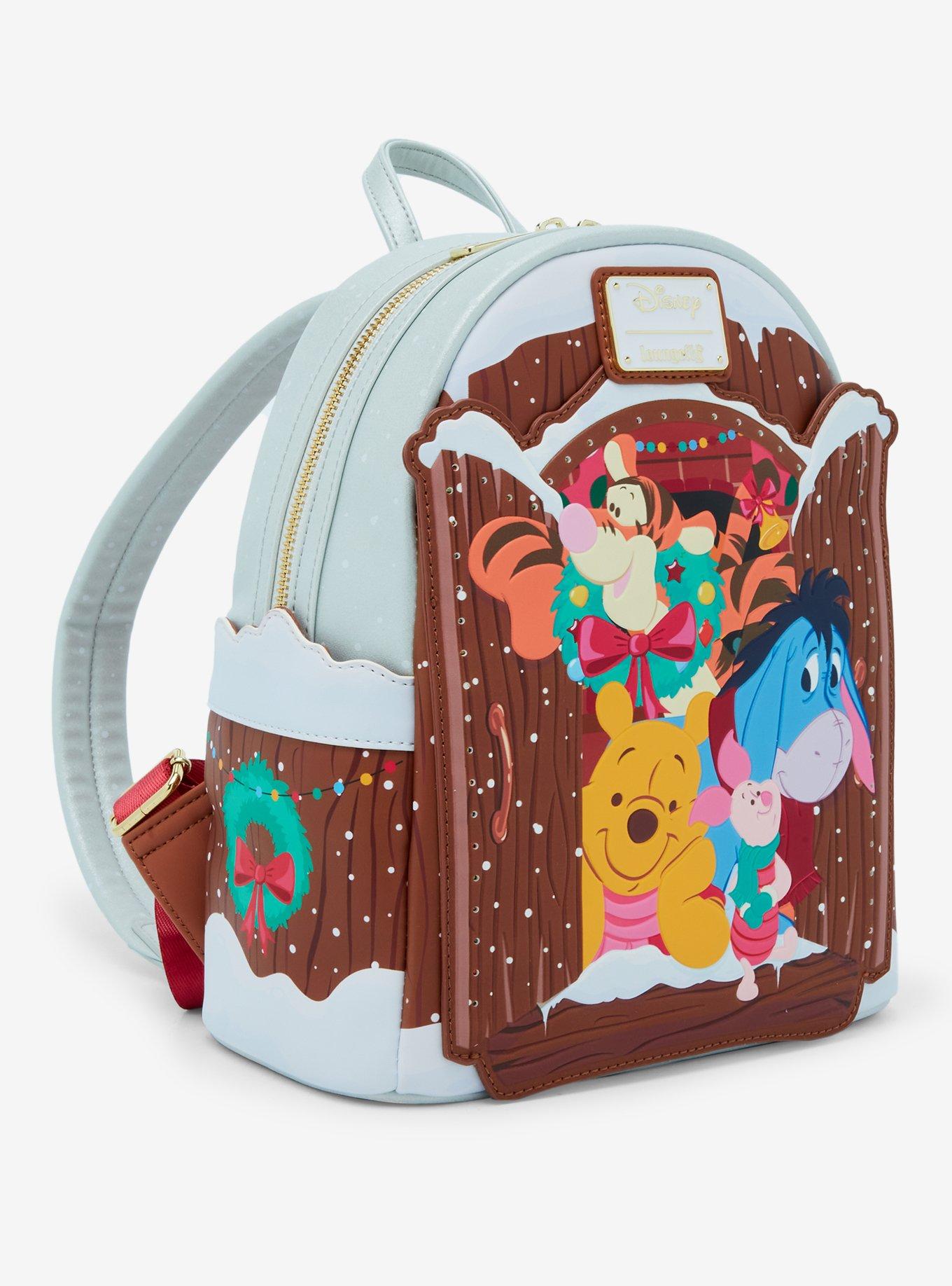 Loungefly Disney Winnie The Pooh Snow Cabin Figural Light-Up Mini Backpack, , alternate