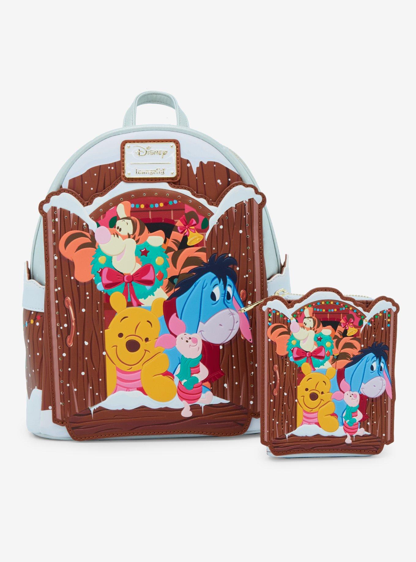 Loungefly Disney Winnie The Pooh Snow Cabin Figural Light-Up Mini Backpack, , alternate