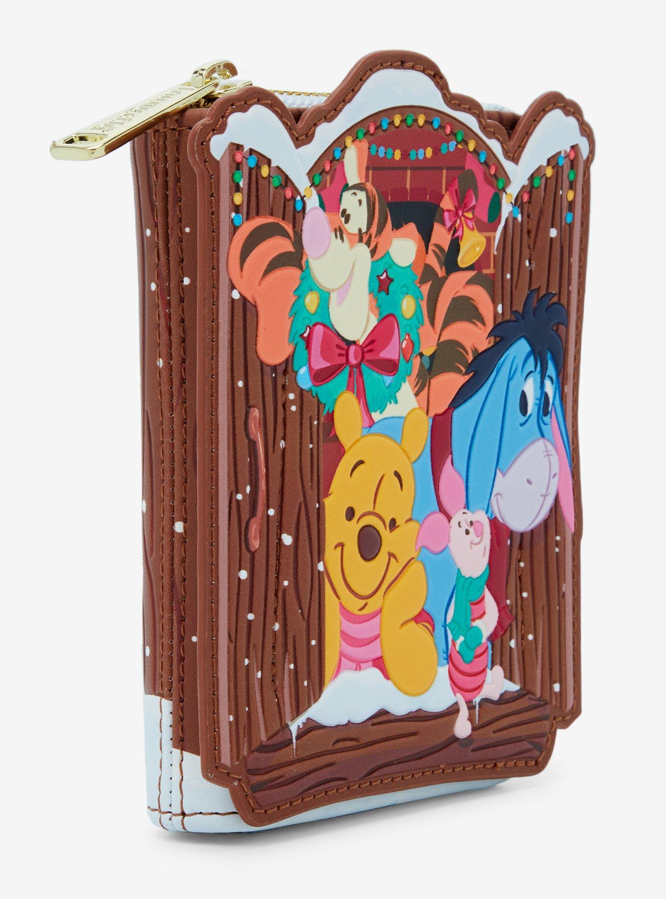 Loungefly Disney Winnie The Pooh Snow Cabin Light-Up Small Zipper Wallet, , alternate