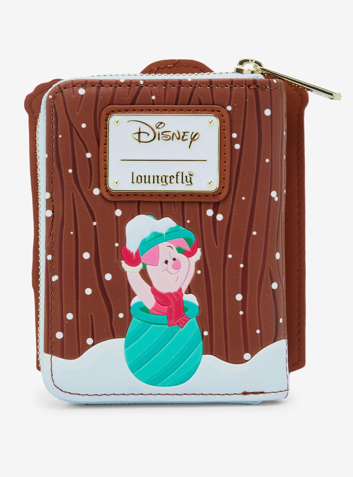 Loungefly Disney Winnie The Pooh Snow Cabin Light-Up Small Zipper Wallet, , alternate