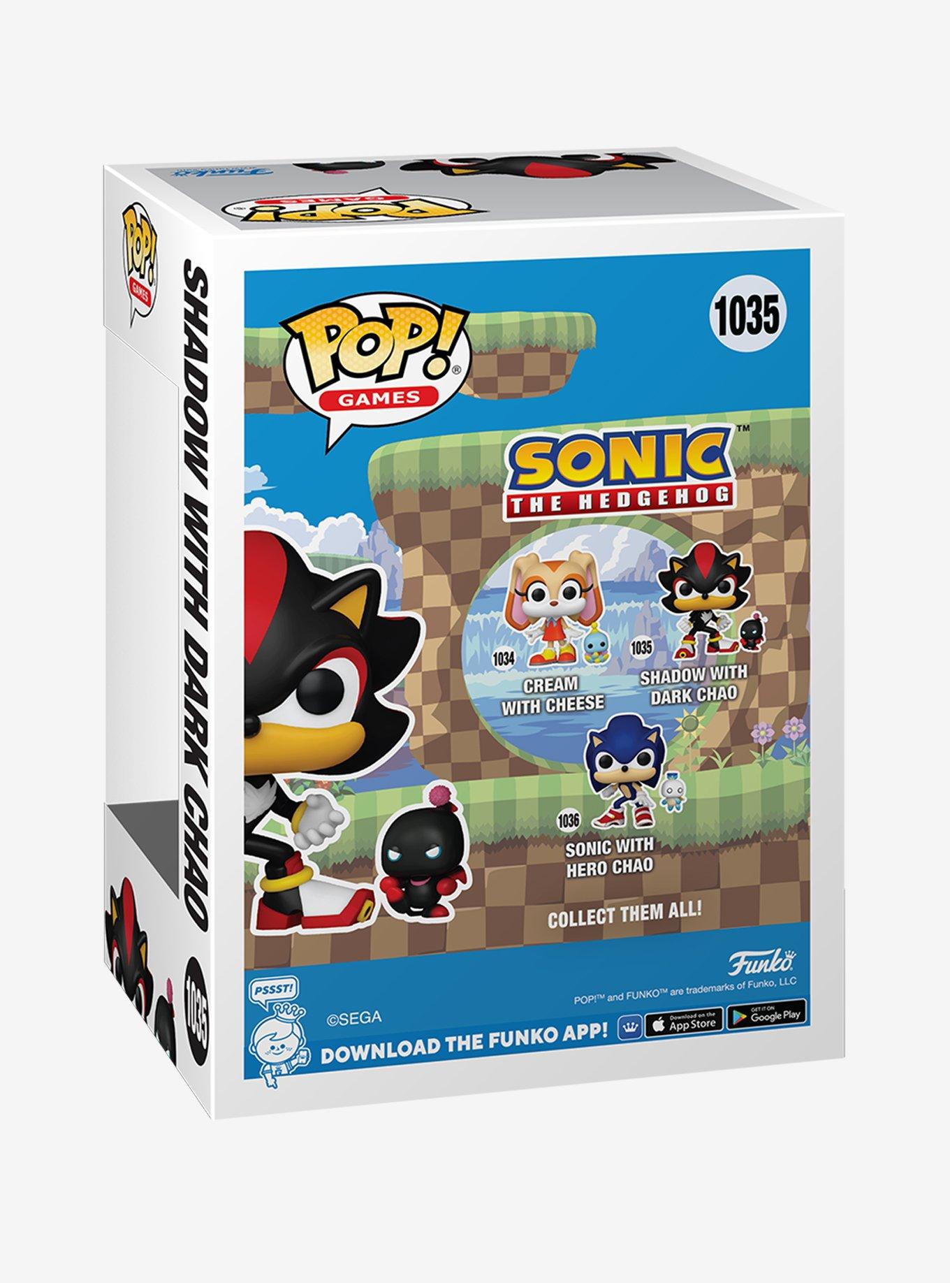 Funko Pop! Games Sonic the Hedgehog Shadow with Dark Chao Figure, , alternate