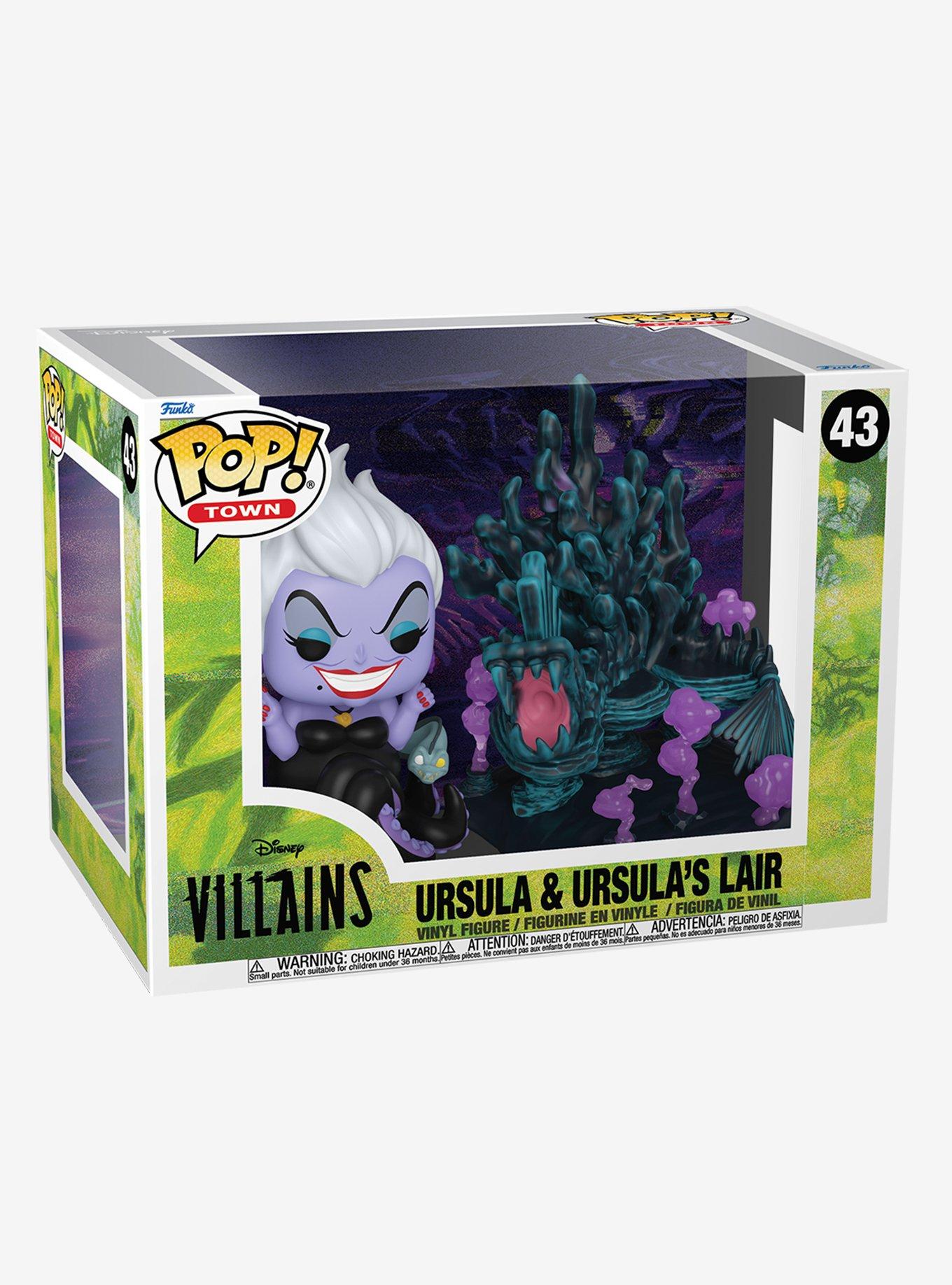 Funko Pop! Town Disney Villains Ursula & Ursula's Lair Vinyl Figure, , alternate