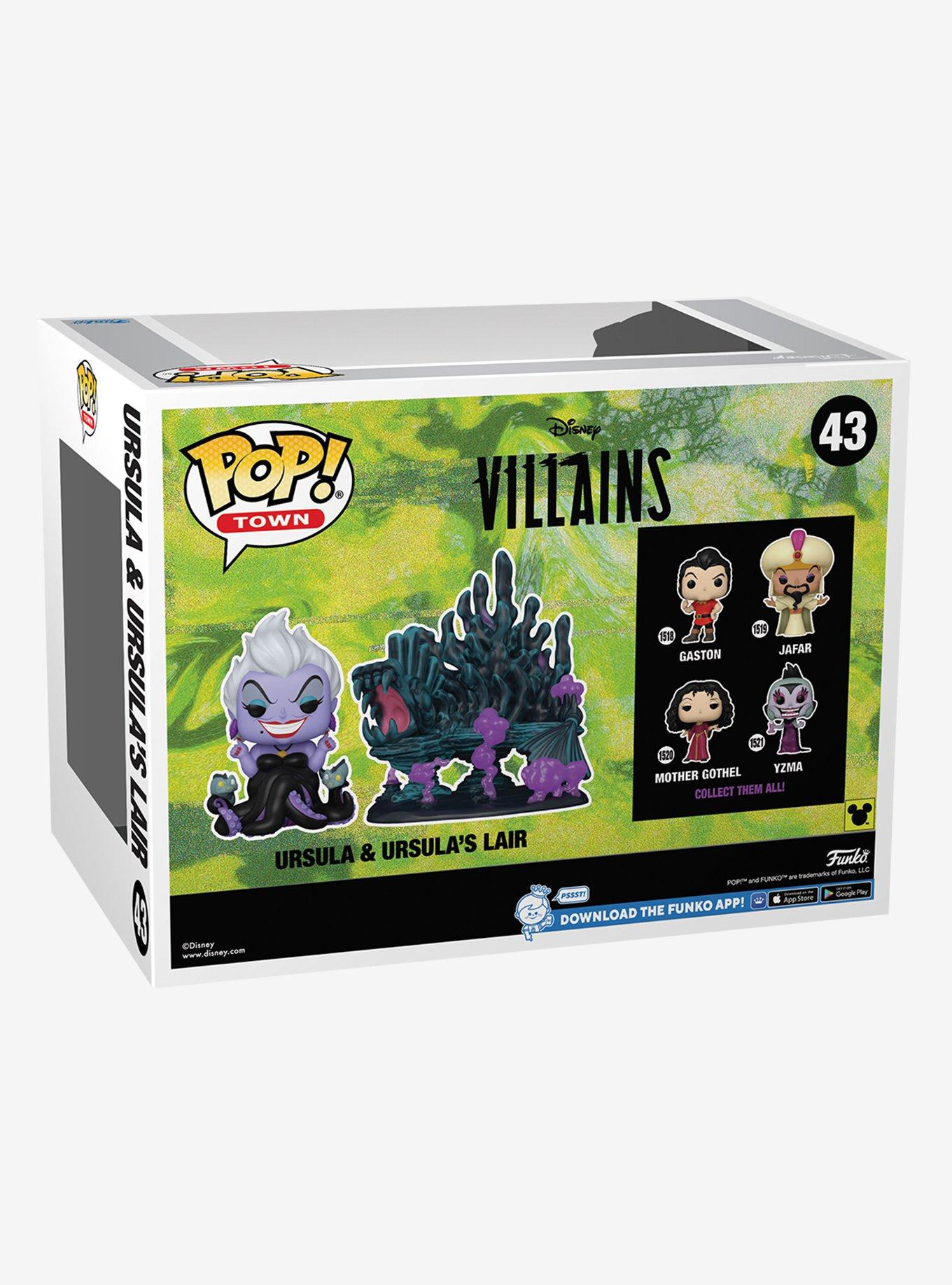 Funko Pop! Town Disney Villains Ursula & Ursula's Lair Vinyl Figure, , alternate